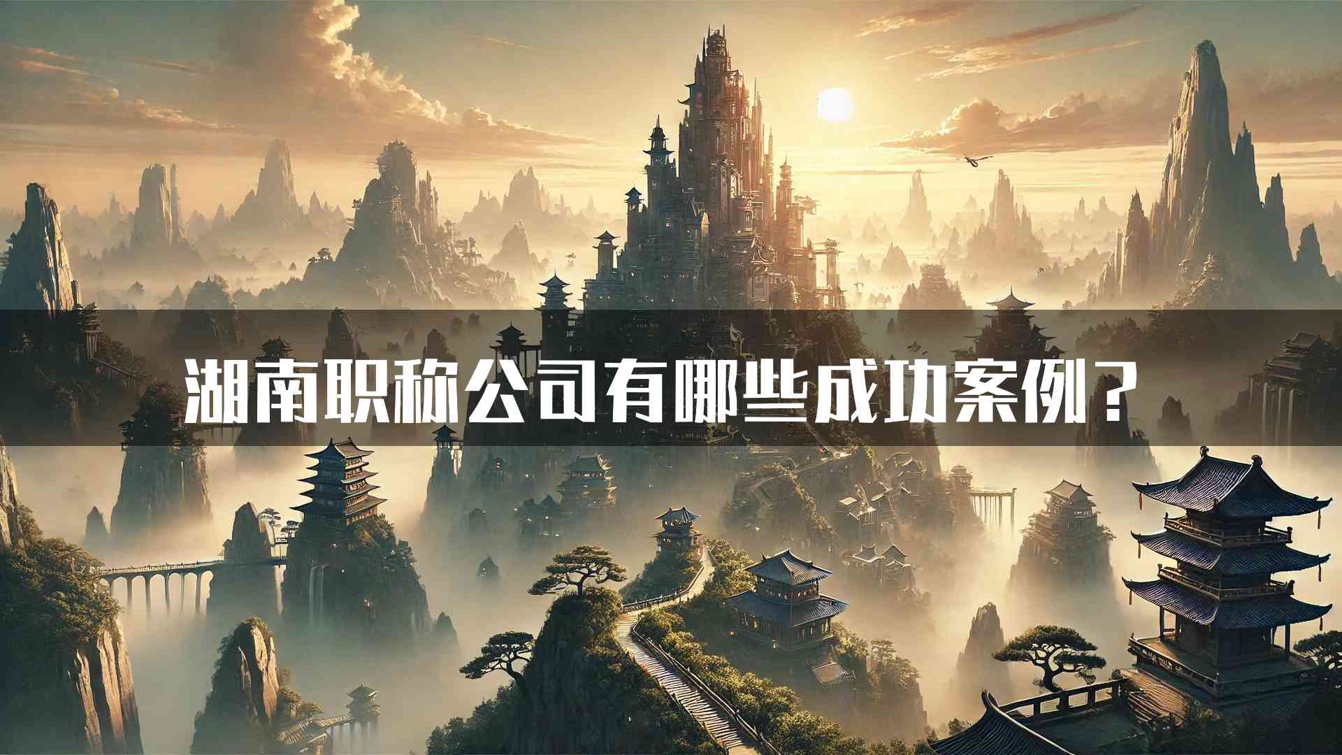 湖南职称公司有哪些成功案例？