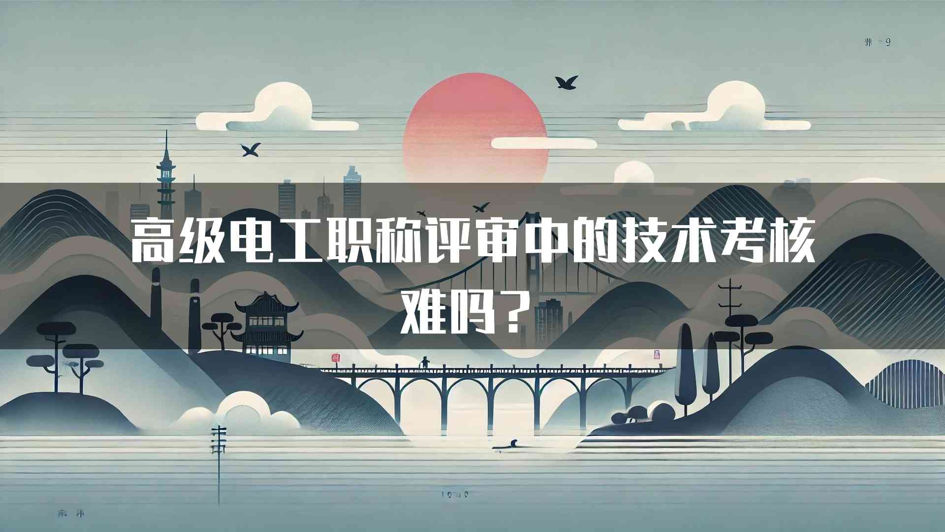 高级电工职称评审中的技术考核难吗？