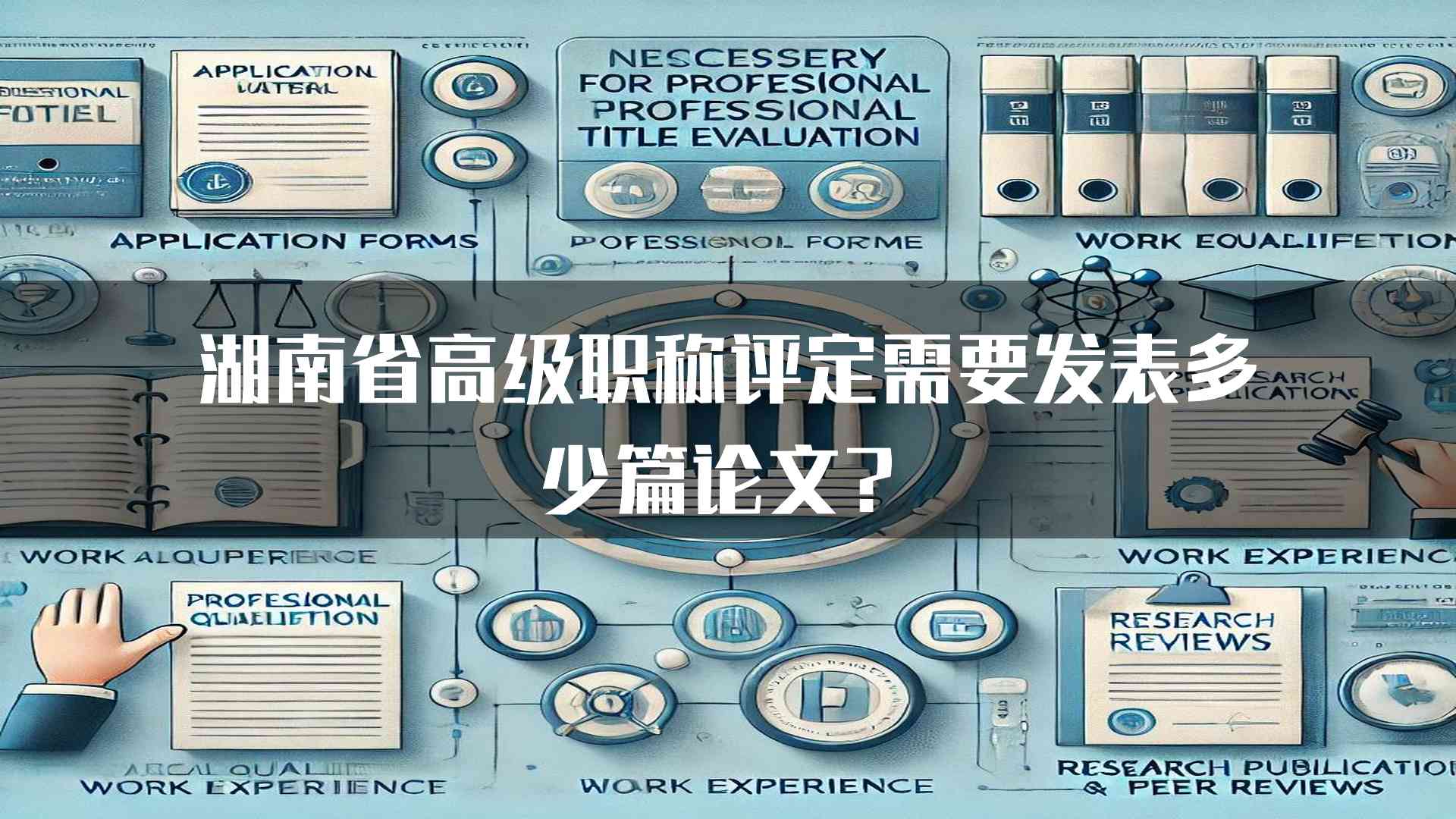 湖南省高级职称评定需要发表多少篇论文？