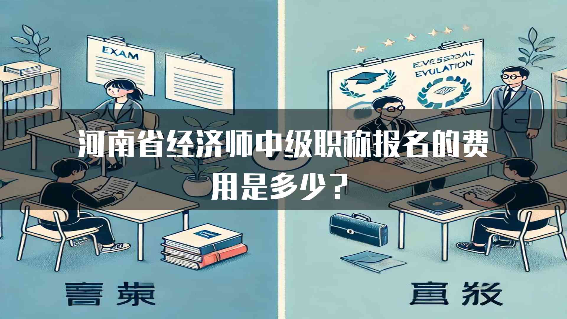 河南省经济师中级职称报名的费用是多少？