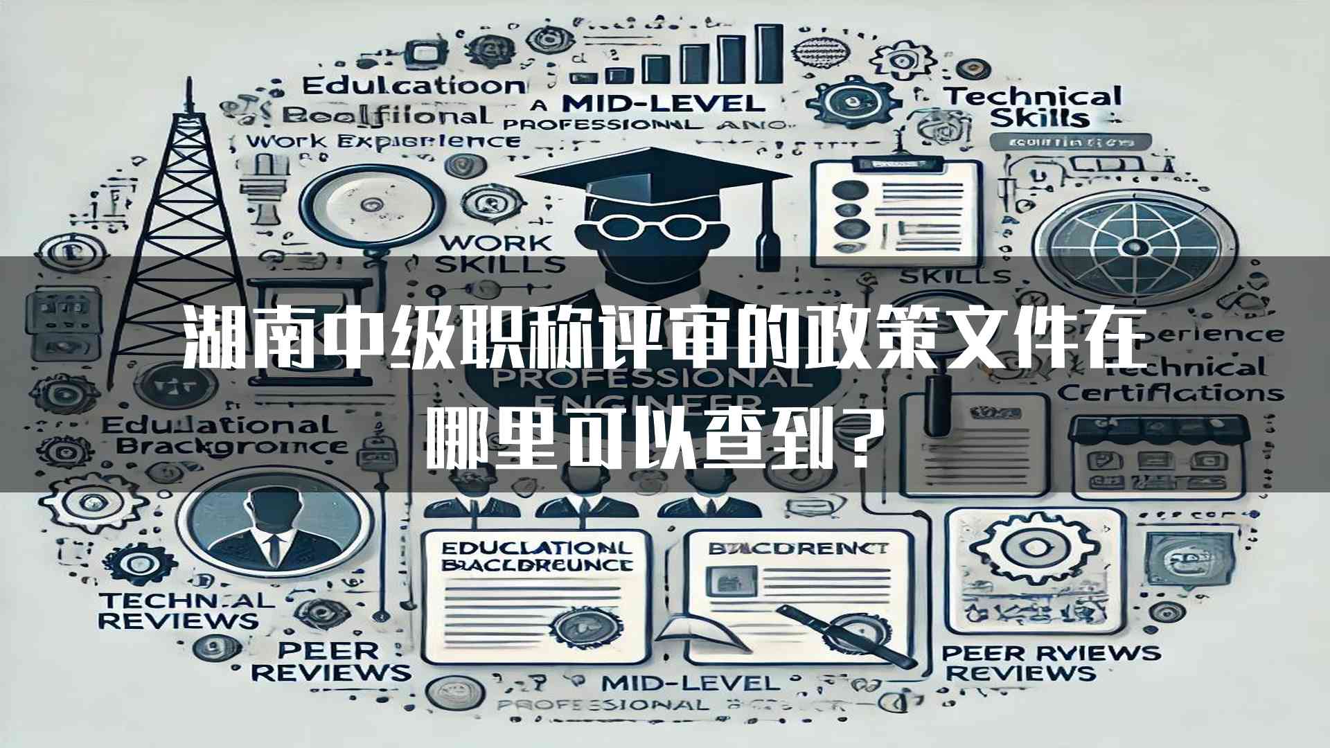 湖南中级职称评审的政策文件在哪里可以查到？