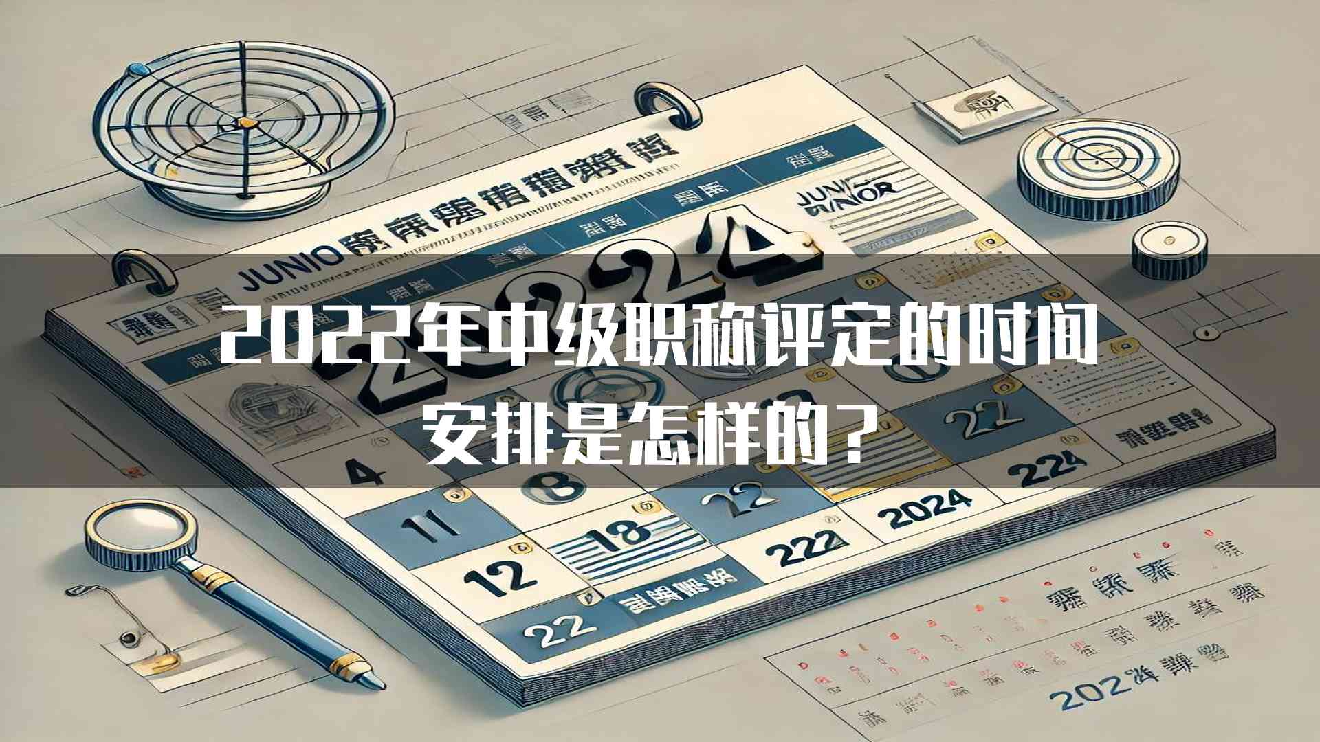 2022年中级职称评定的时间安排是怎样的？