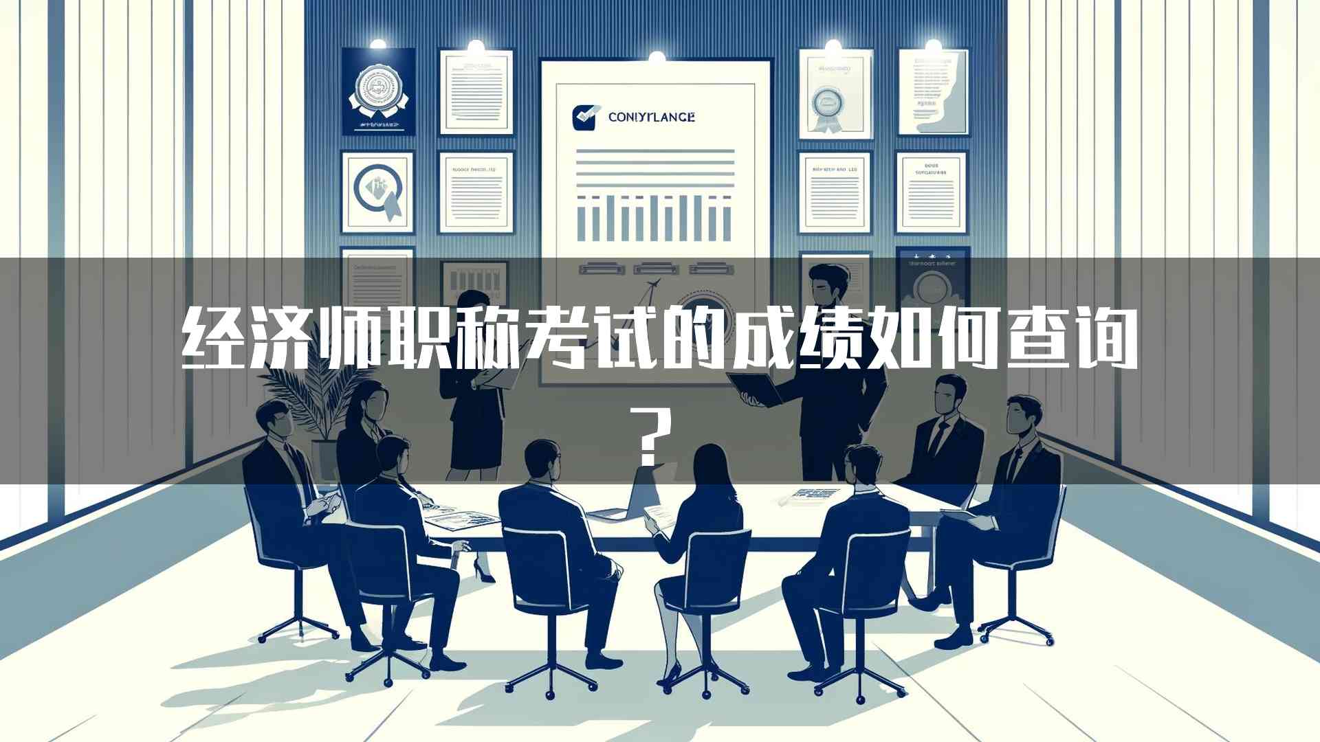 经济师职称考试的成绩如何查询？