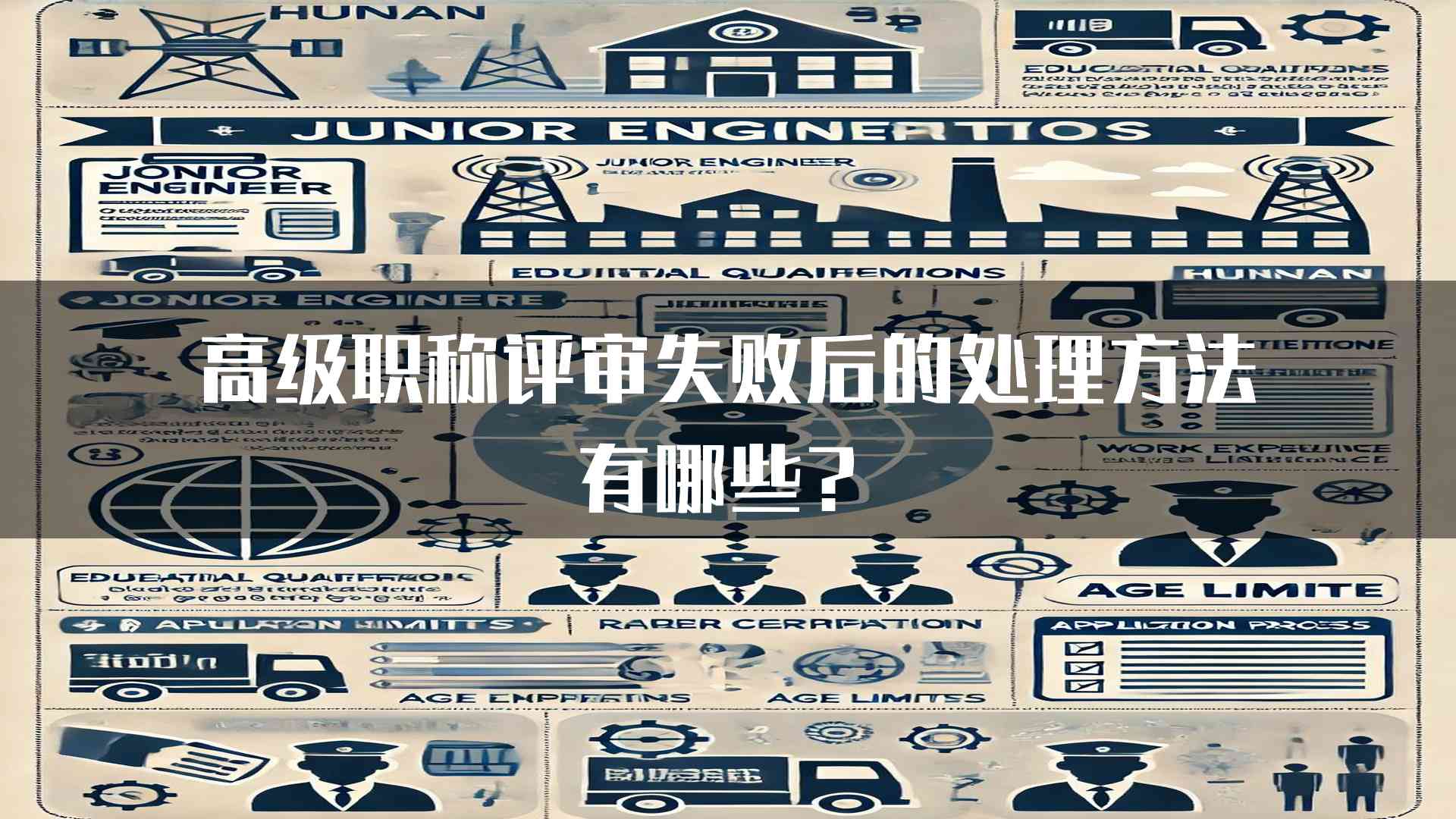 高级职称评审失败后的处理方法有哪些？