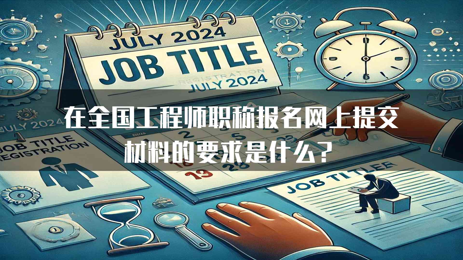 在全国工程师职称报名网上提交材料的要求是什么？