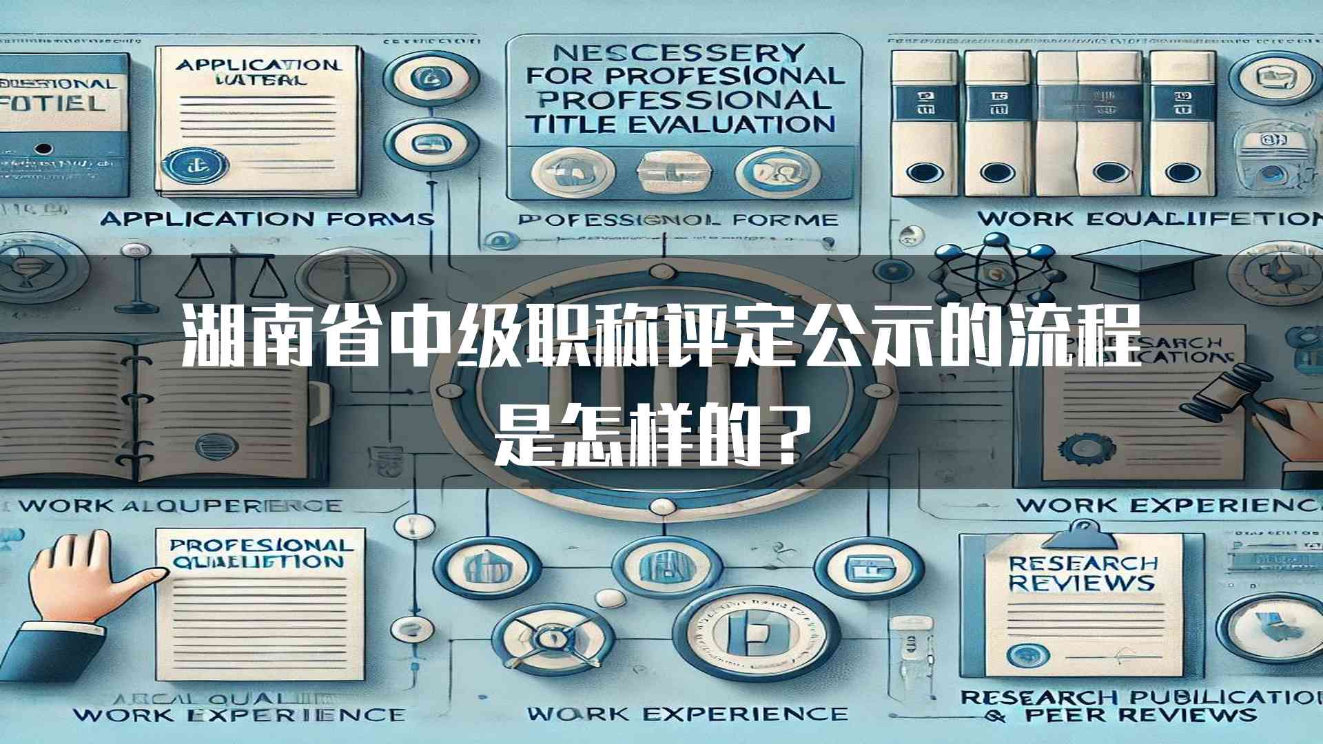 湖南省中级职称评定公示的流程是怎样的？