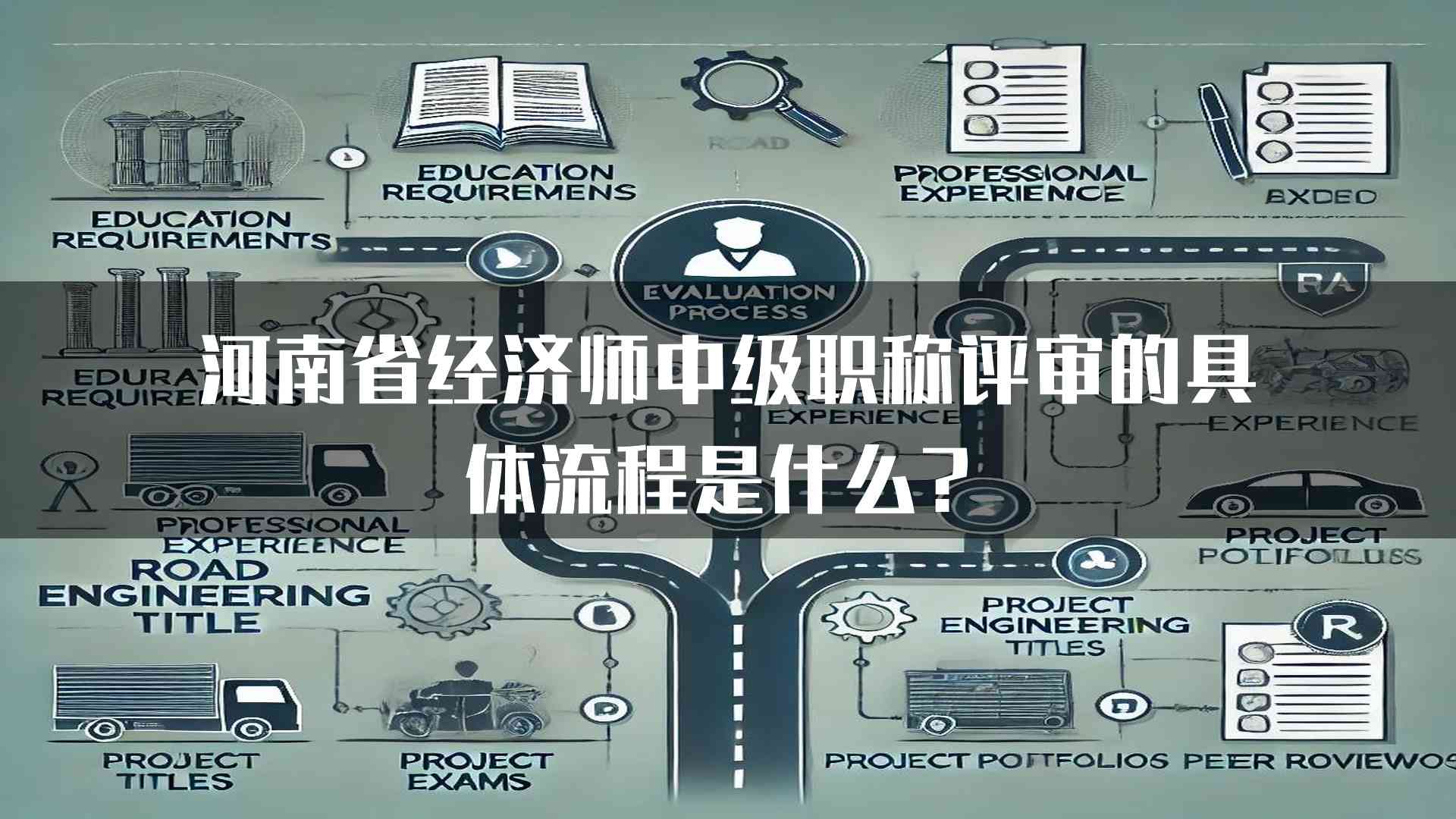 河南省经济师中级职称评审的具体流程是什么？