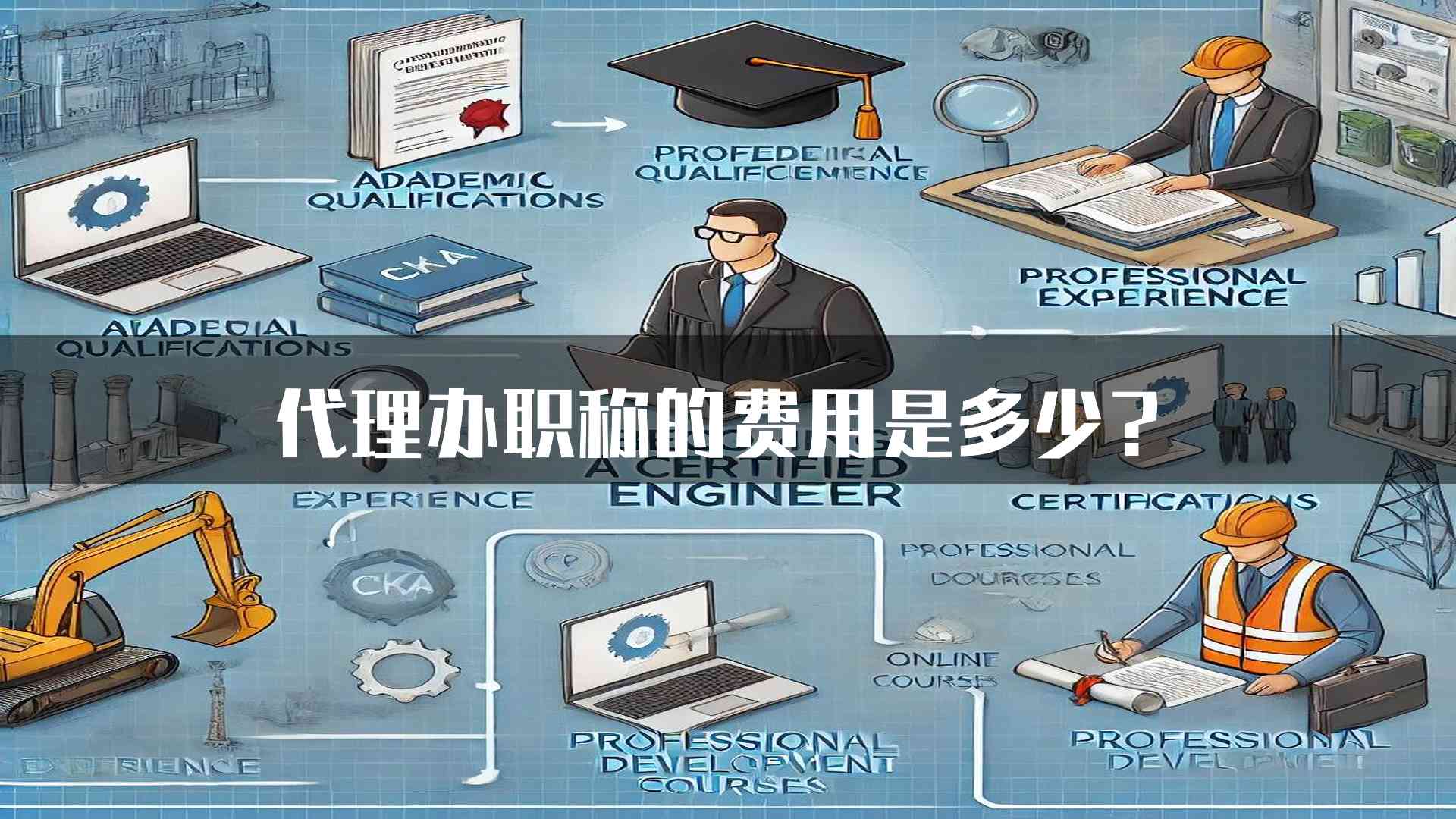 代理办职称的费用是多少？