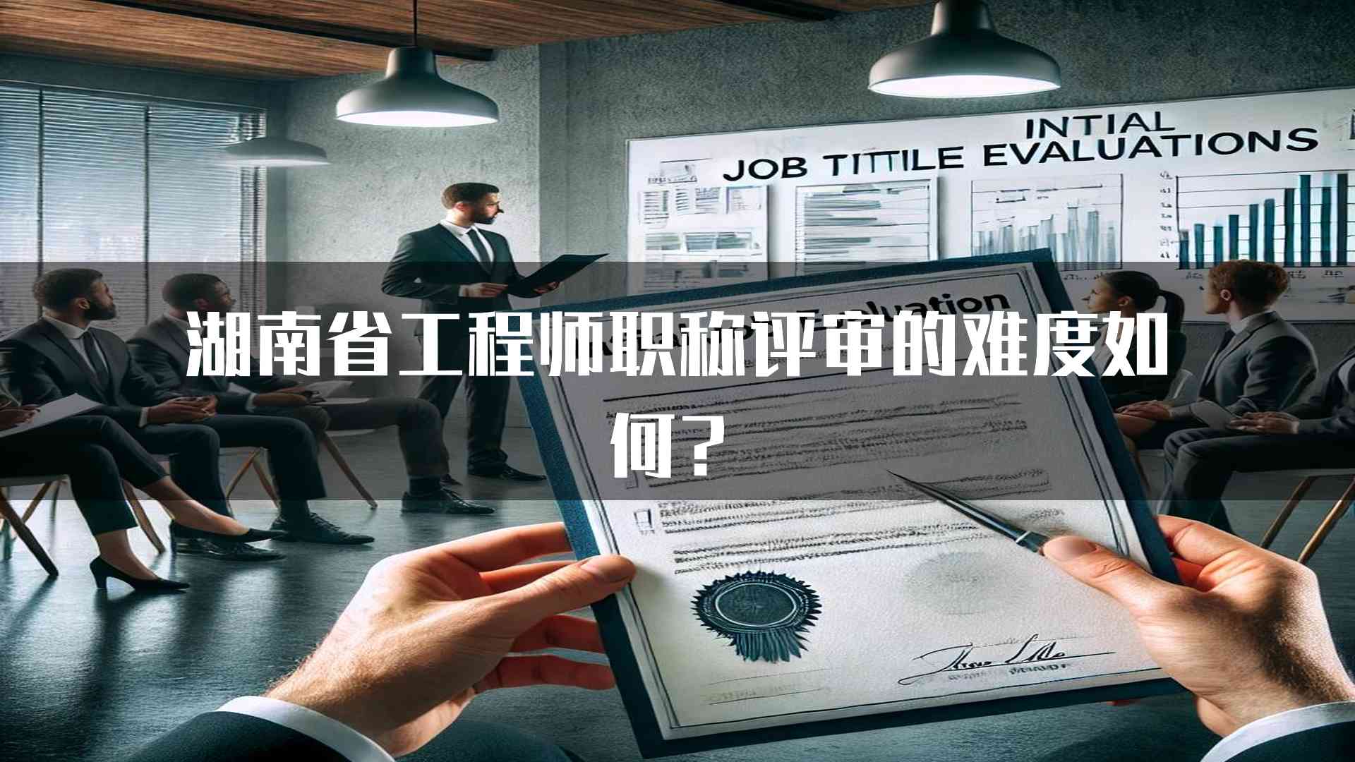 湖南省工程师职称评审的难度如何？