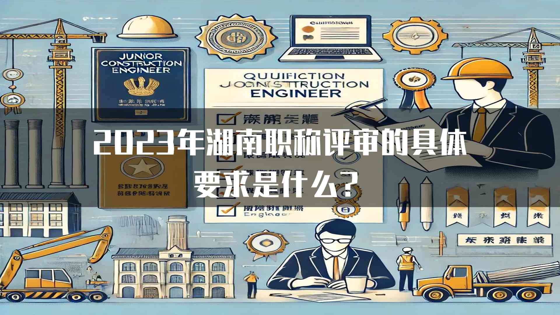 2023年湖南职称评审的具体要求是什么？