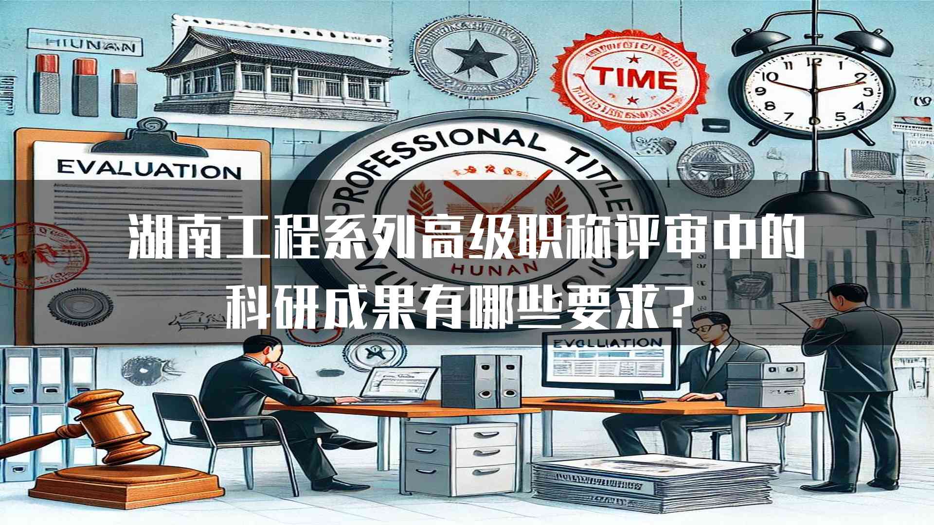 湖南工程系列高级职称评审中的科研成果有哪些要求？