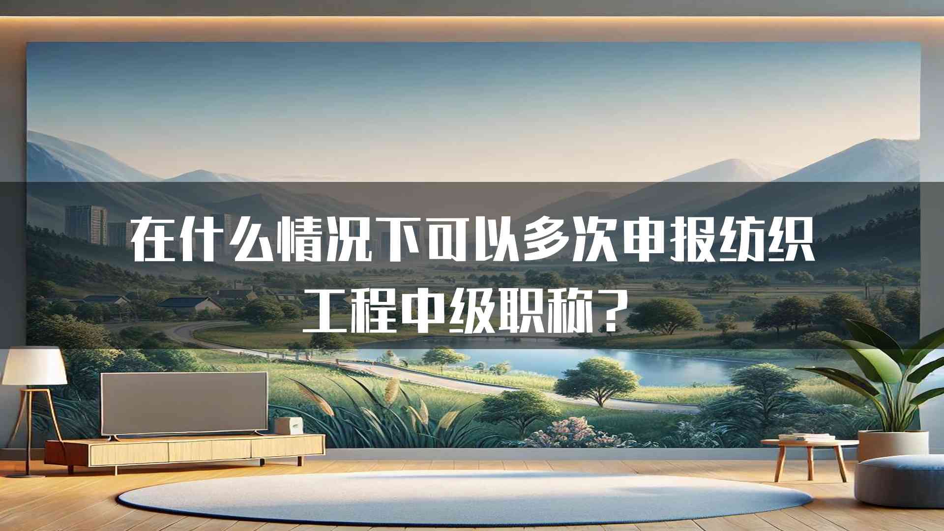 在什么情况下可以多次申报纺织工程中级职称？