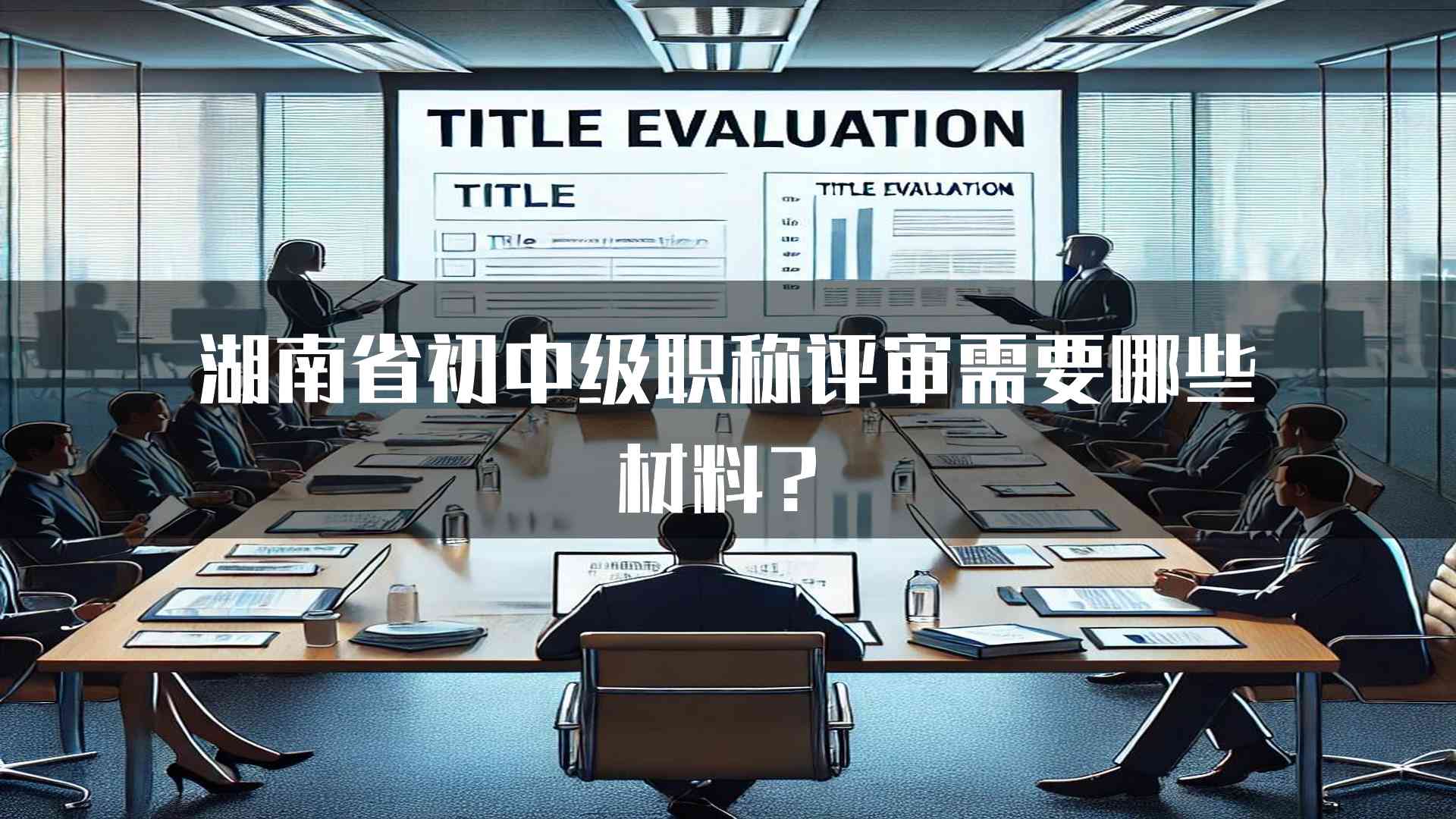 湖南省初中级职称评审需要哪些材料？