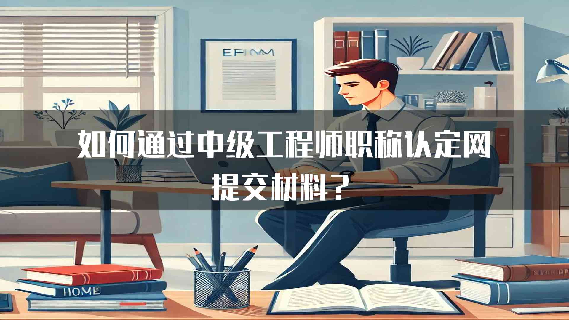 如何通过中级工程师职称认定网提交材料？