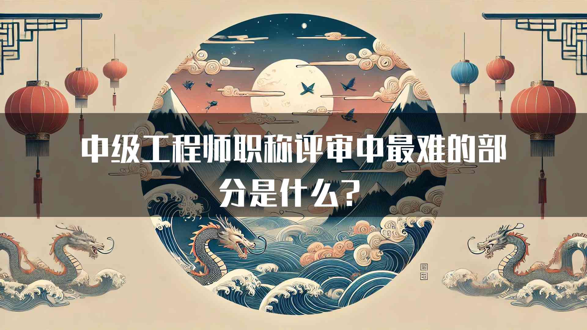 中级工程师职称评审中最难的部分是什么？