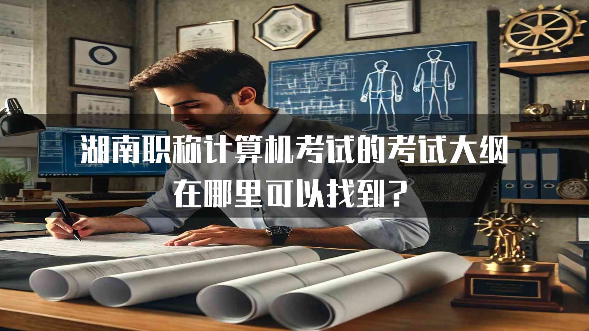 湖南职称计算机考试的考试大纲在哪里可以找到？