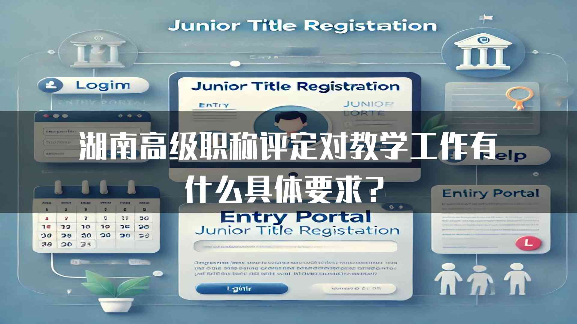 湖南高级职称评定对教学工作有什么具体要求？