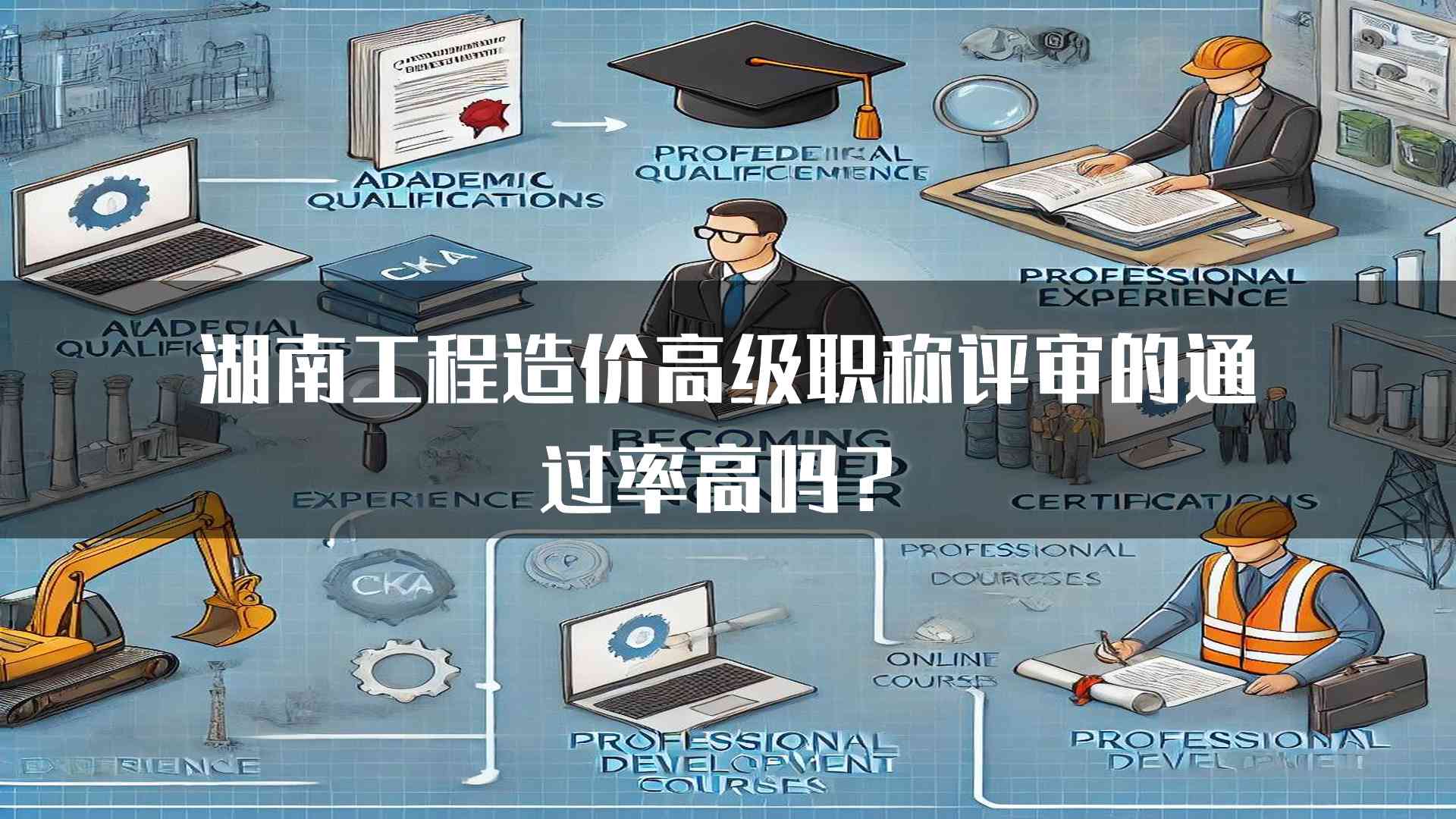 湖南工程造价高级职称评审的通过率高吗？