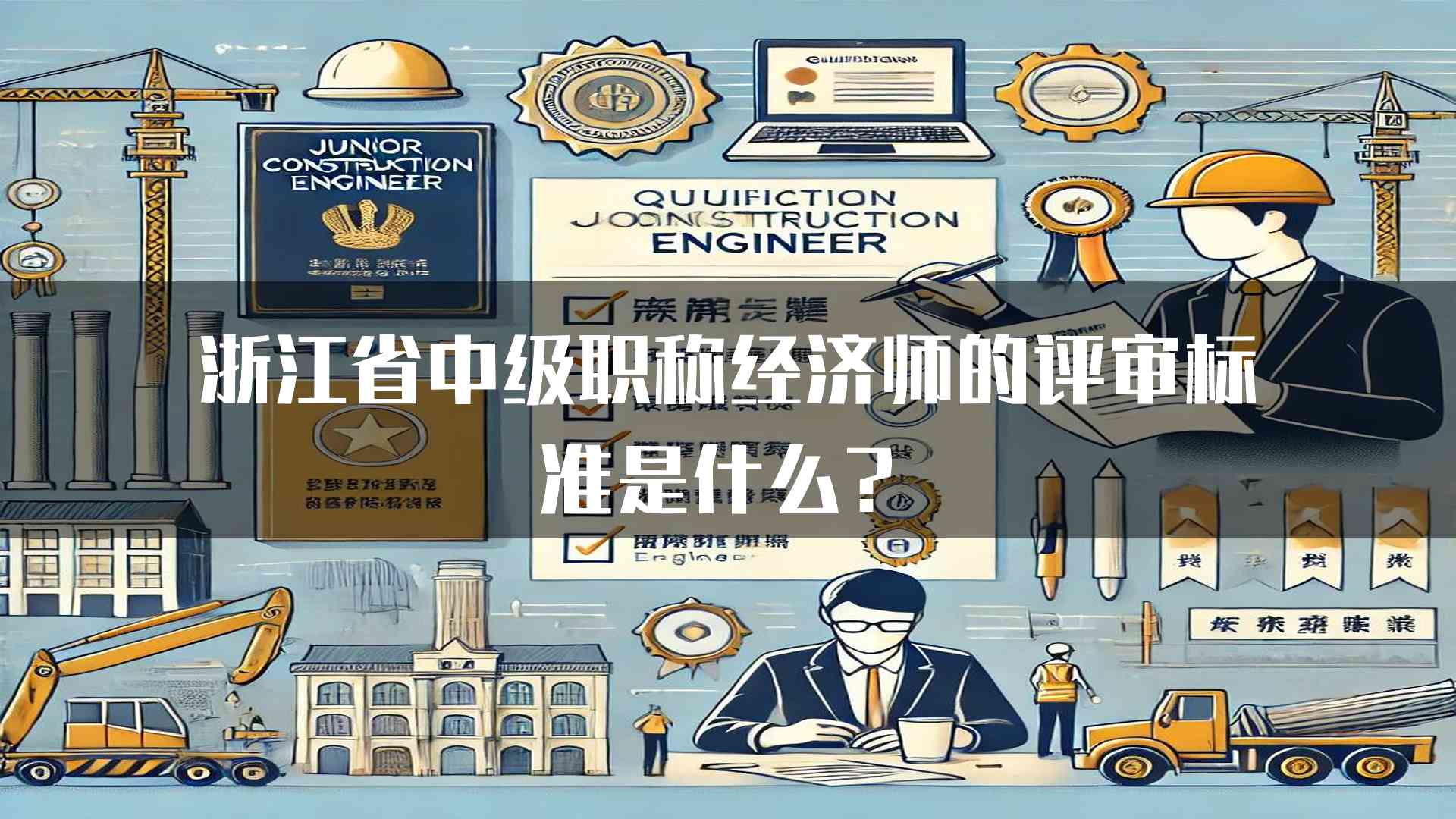 浙江省中级职称经济师的评审标准是什么？