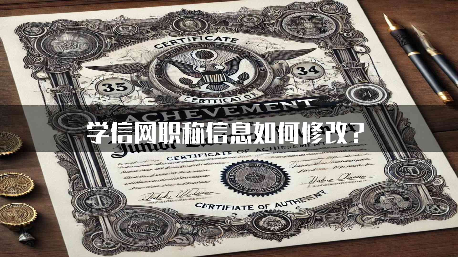 学信网职称信息如何修改？