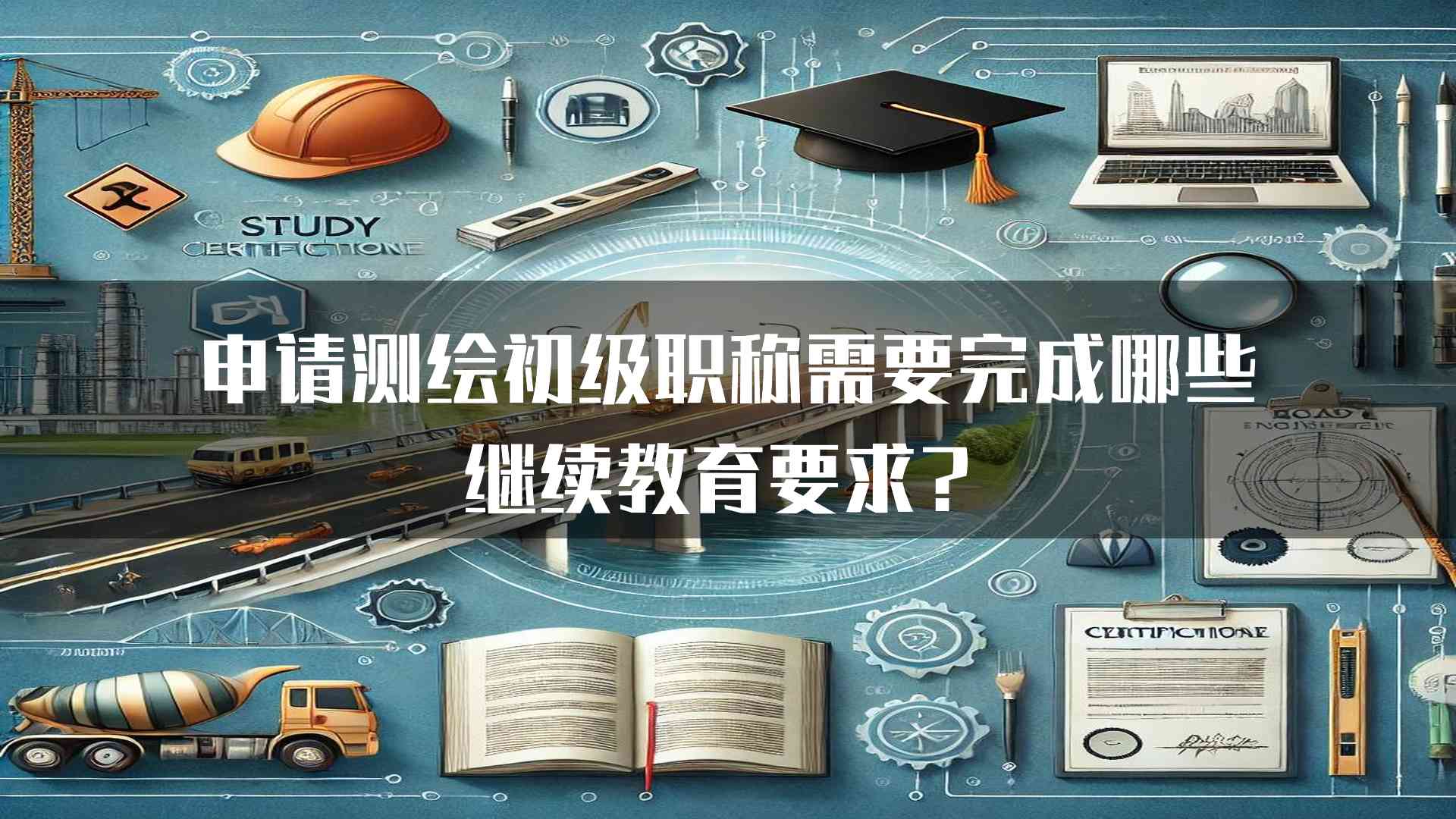 申请测绘初级职称需要完成哪些继续教育要求？