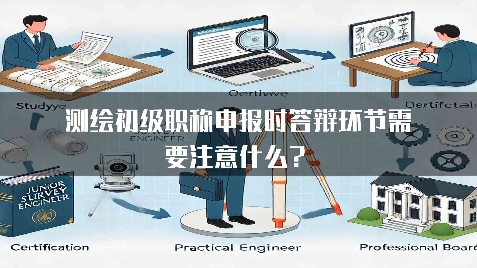 测绘初级职称申报时答辩环节需要注意什么？