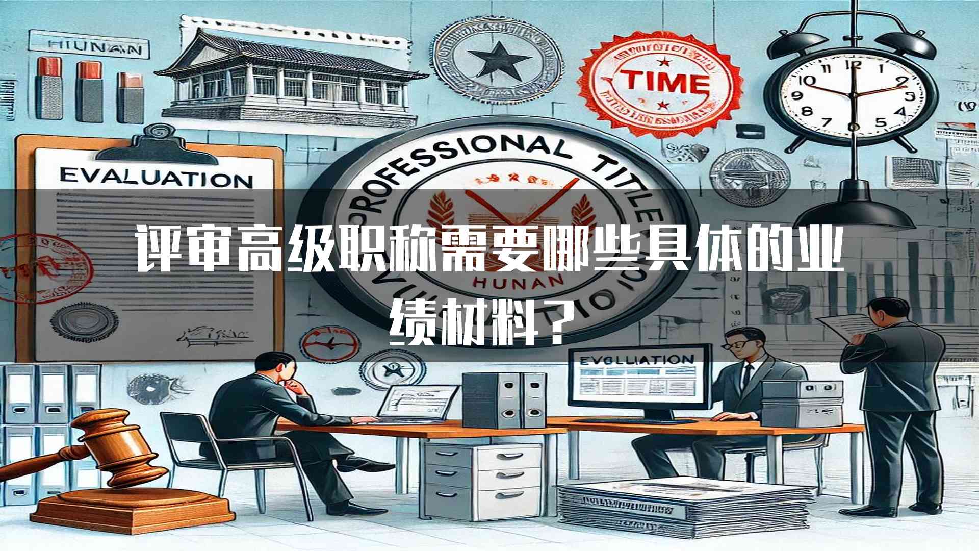 评审高级职称需要哪些具体的业绩材料？