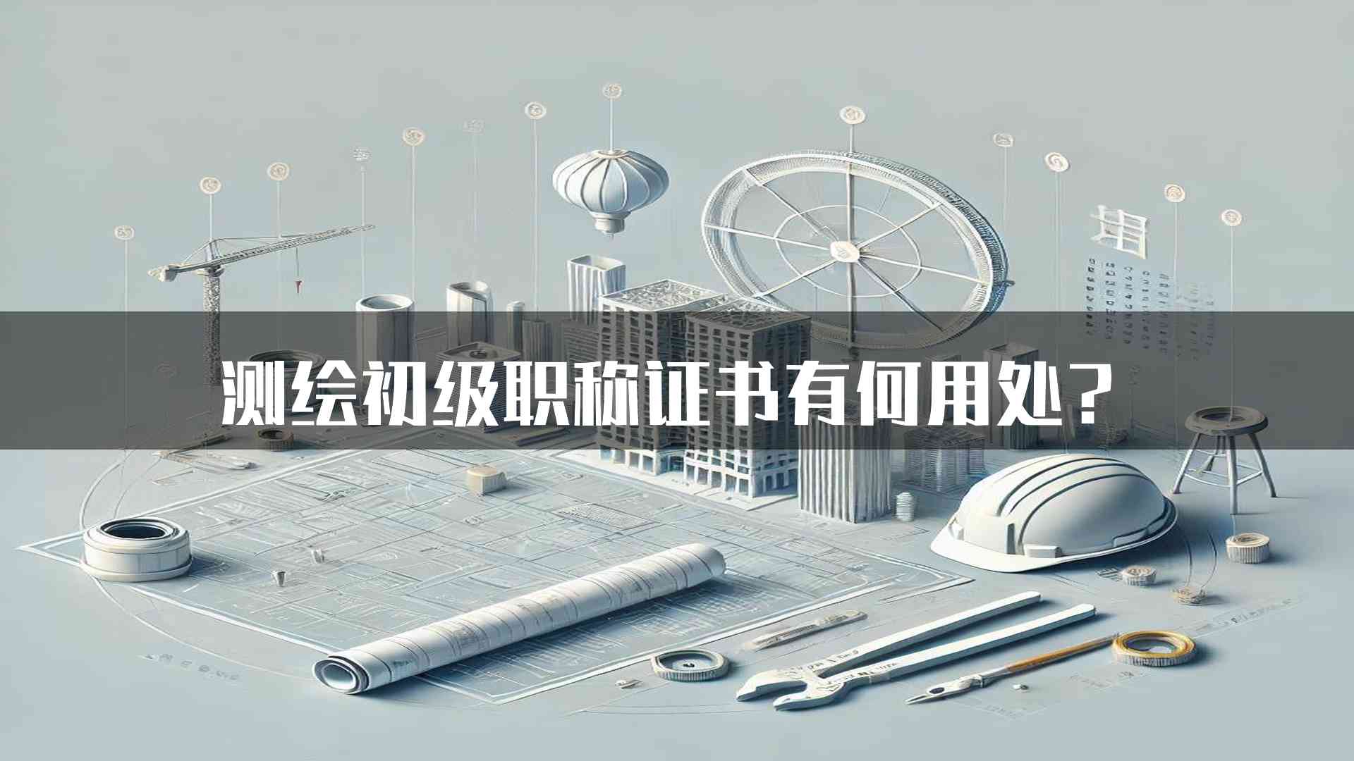 测绘初级职称证书有何用处？