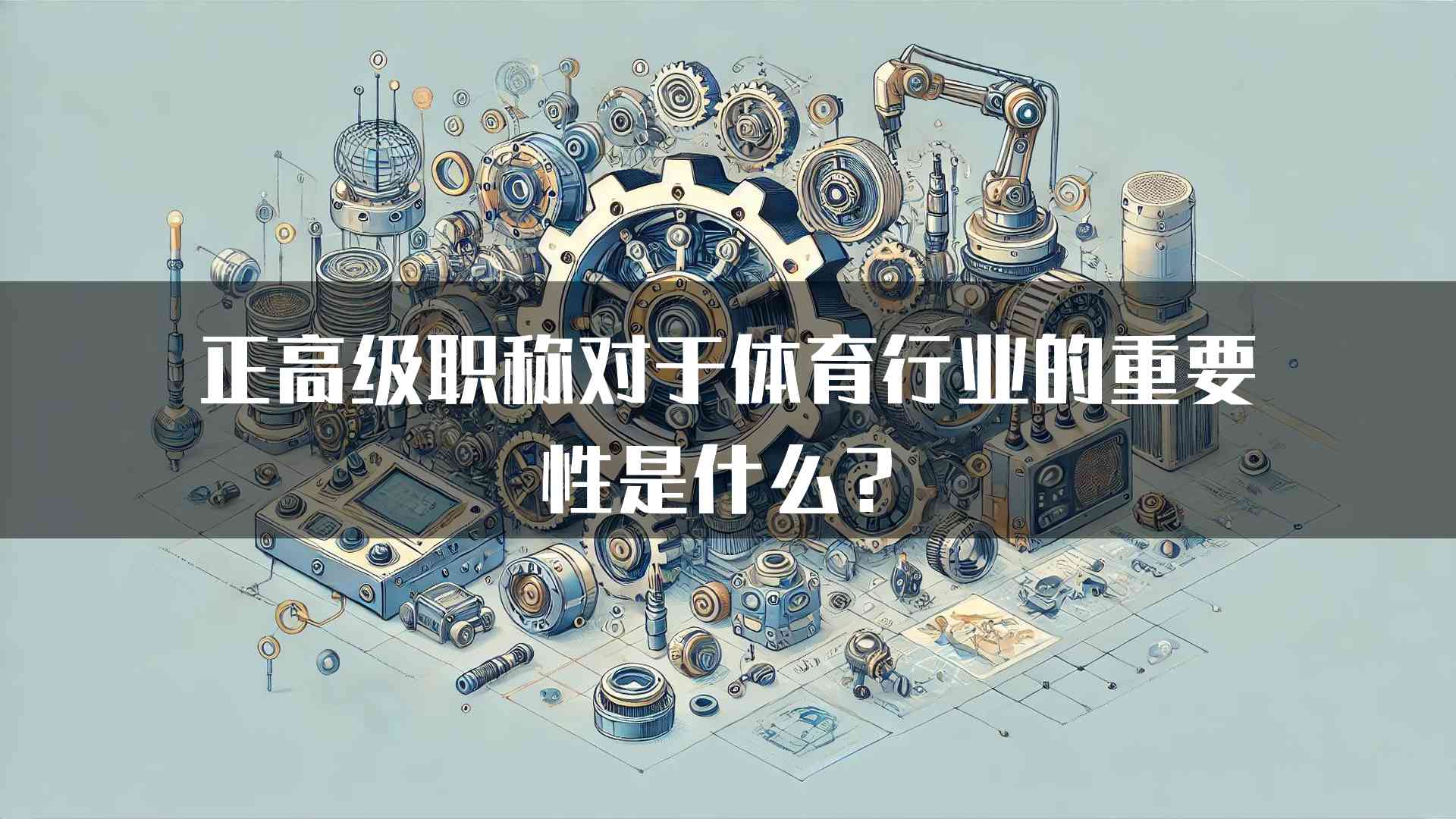 正高级职称对于体育行业的重要性是什么？