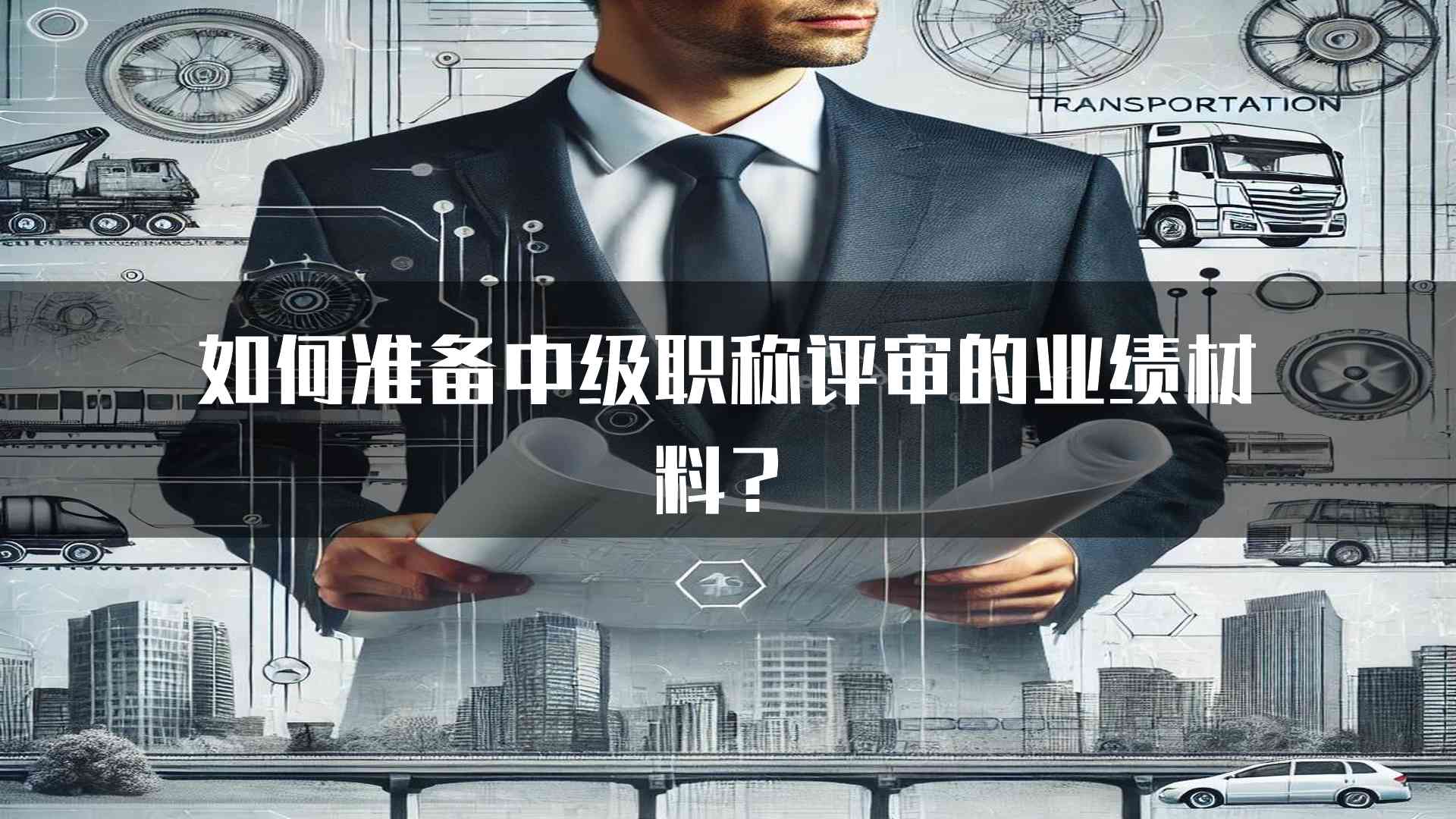 如何准备中级职称评审的业绩材料？