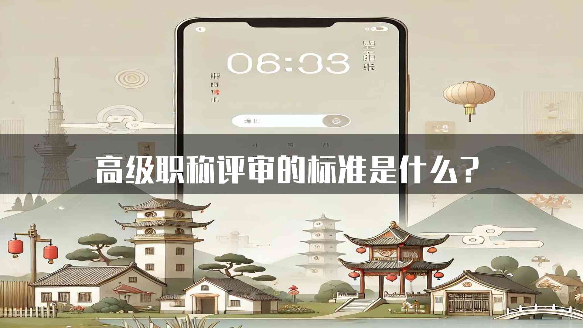 高级职称评审的标准是什么？