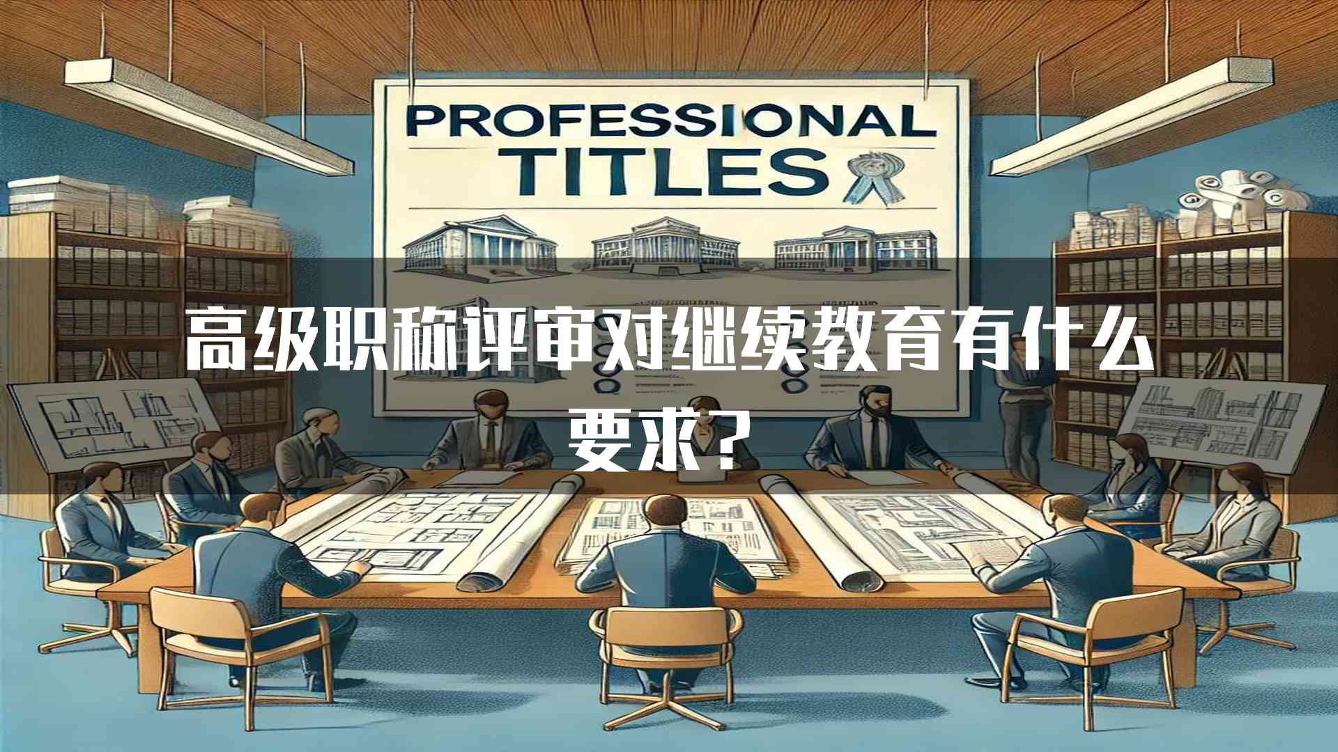 高级职称评审对继续教育有什么要求？