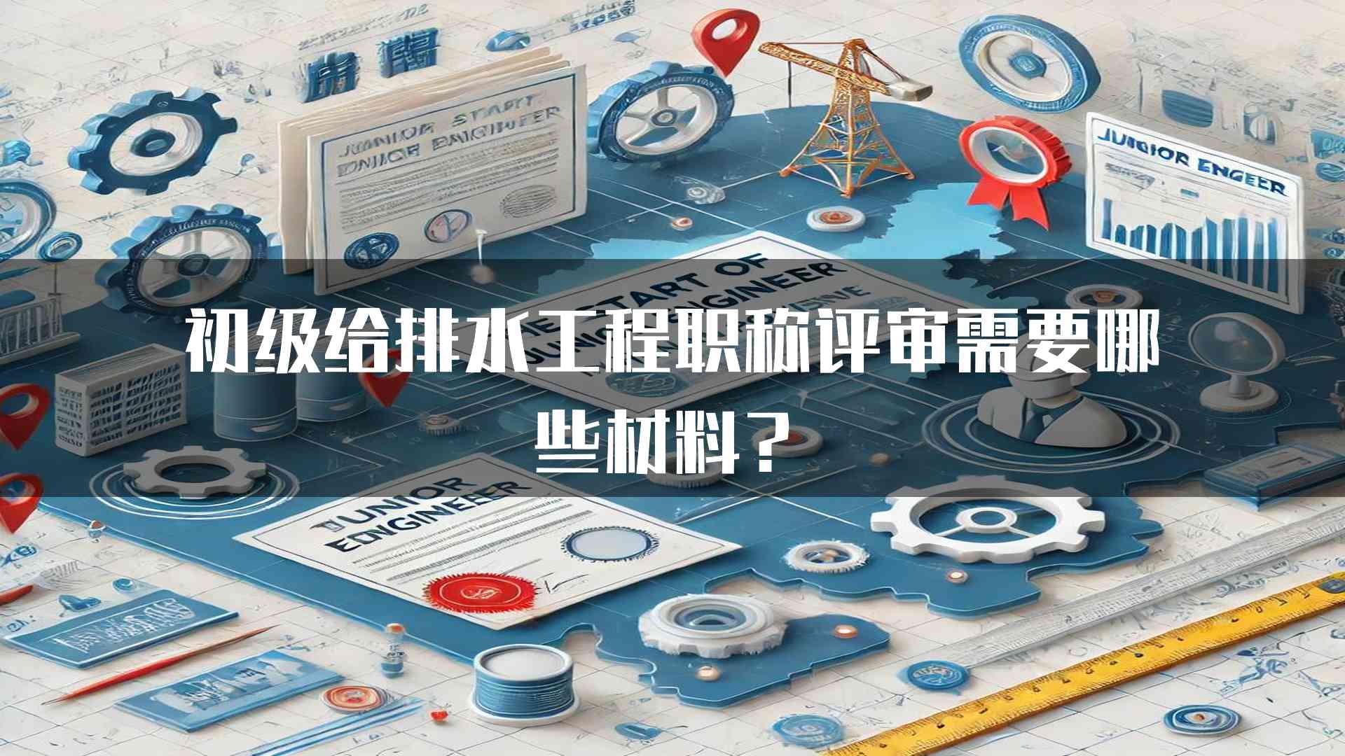 初级给排水工程职称评审需要哪些材料？