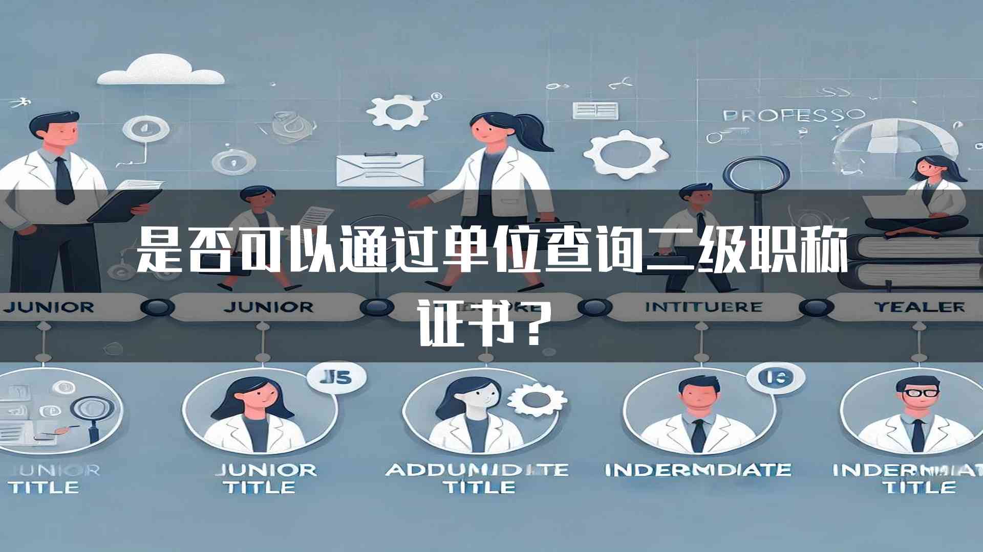 是否可以通过单位查询二级职称证书？