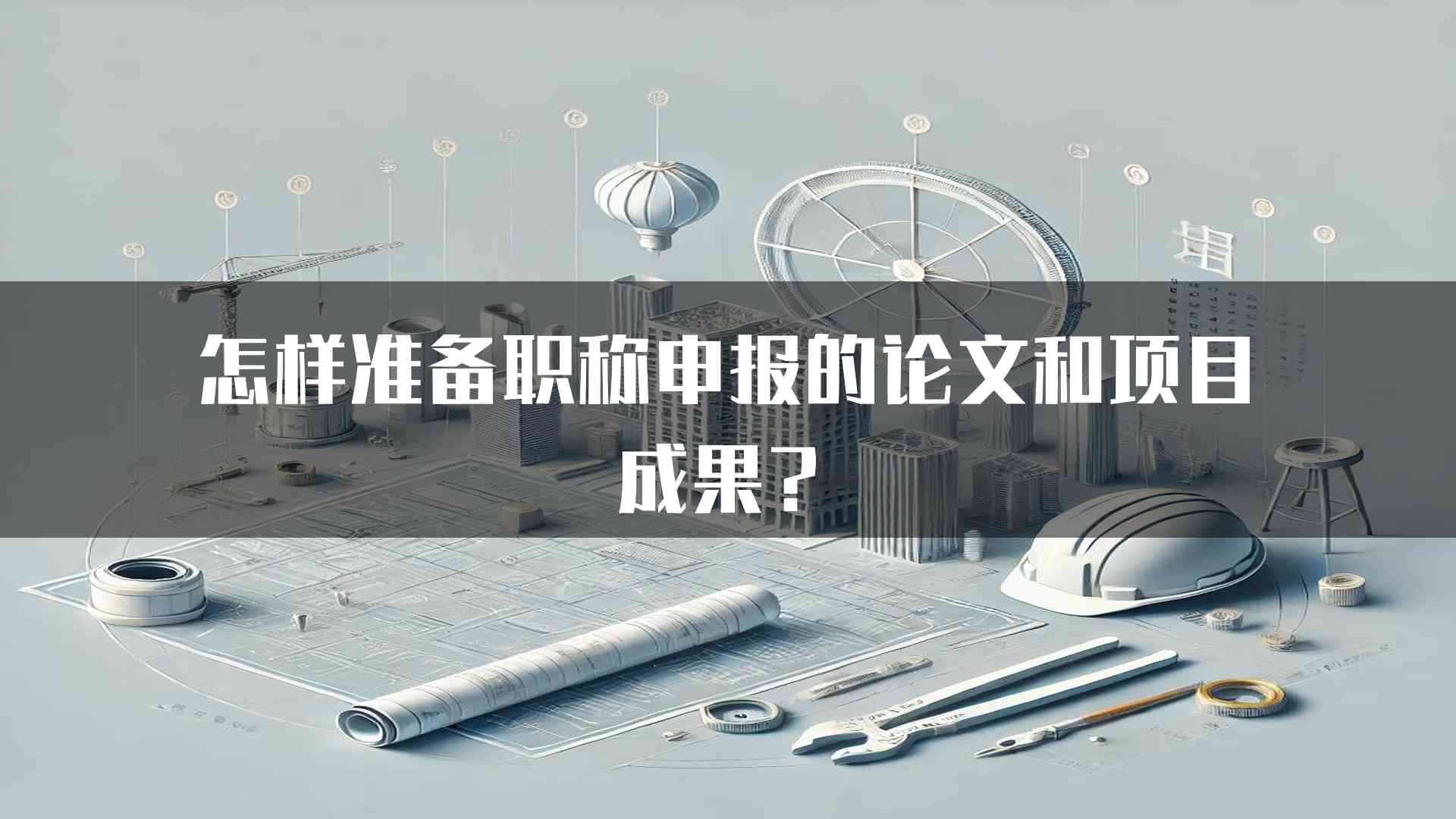 怎样准备职称申报的论文和项目成果？