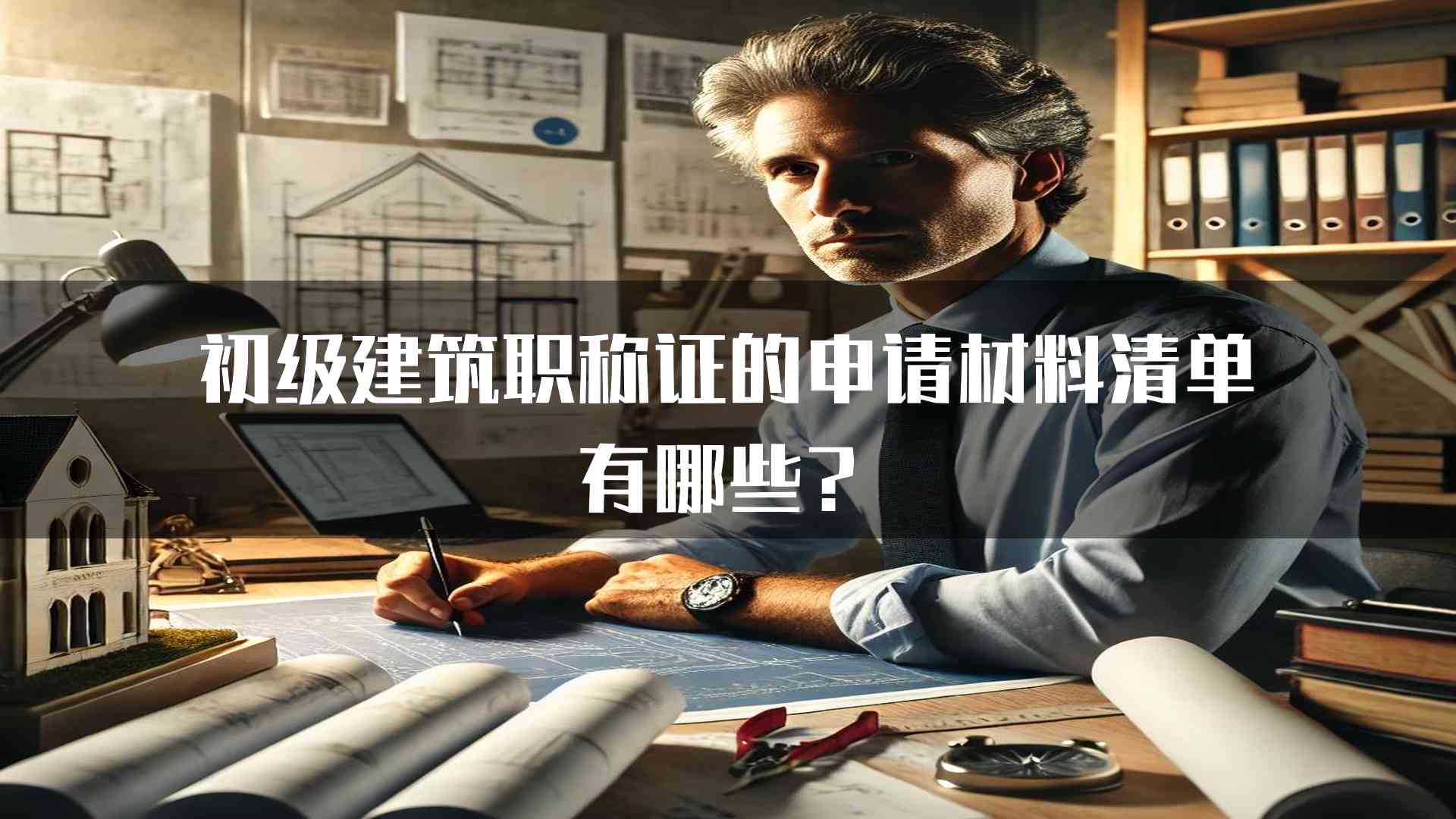 初级建筑职称证的申请材料清单有哪些？