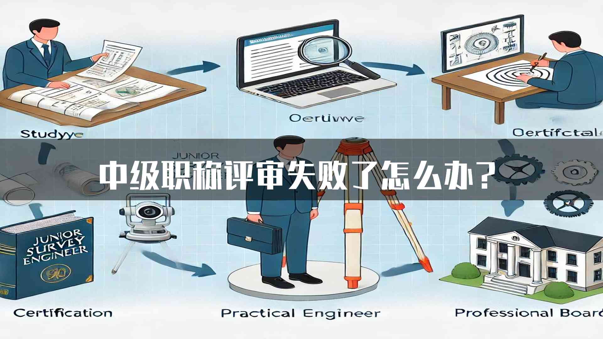 中级职称评审失败了怎么办？