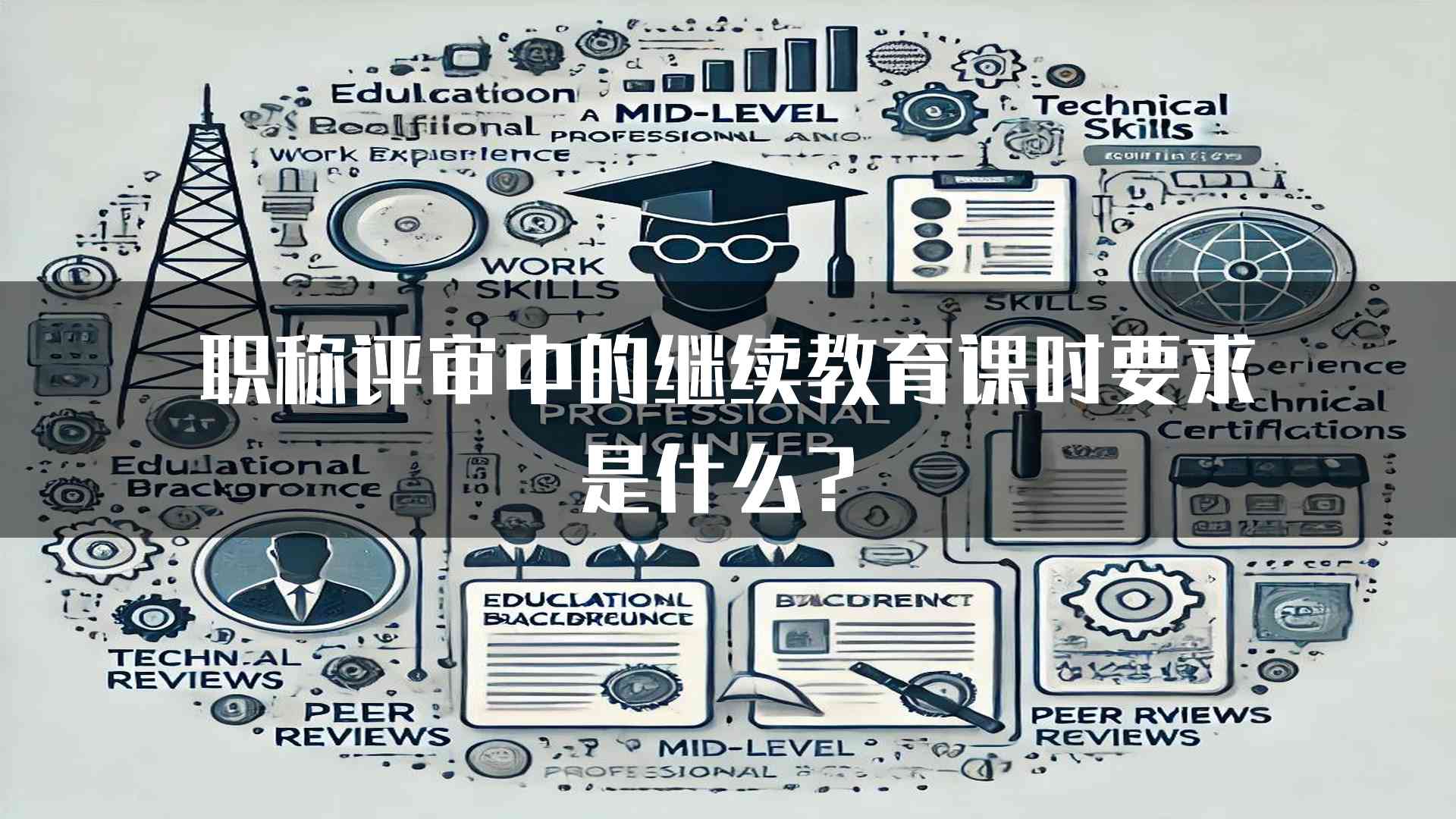 职称评审中的继续教育课时要求是什么？