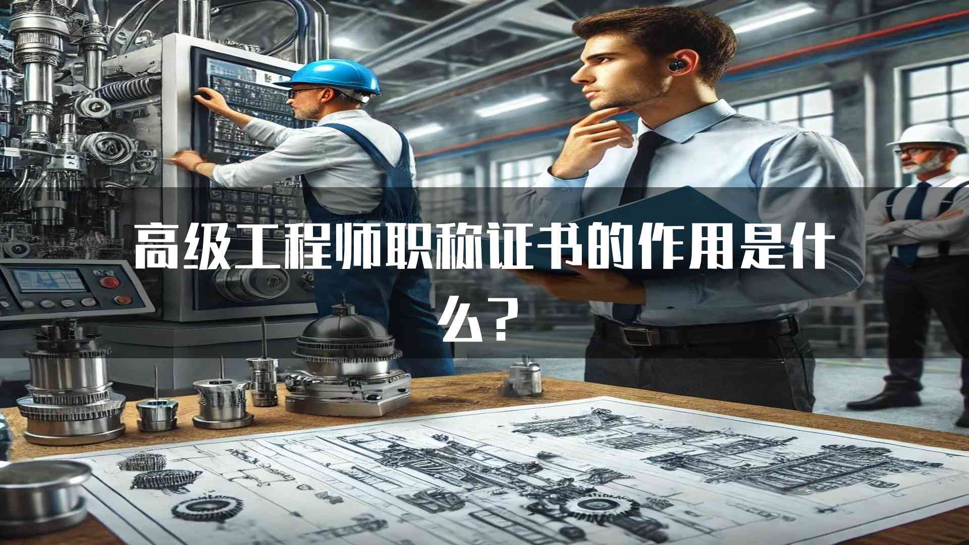 高级工程师职称证书的作用是什么？