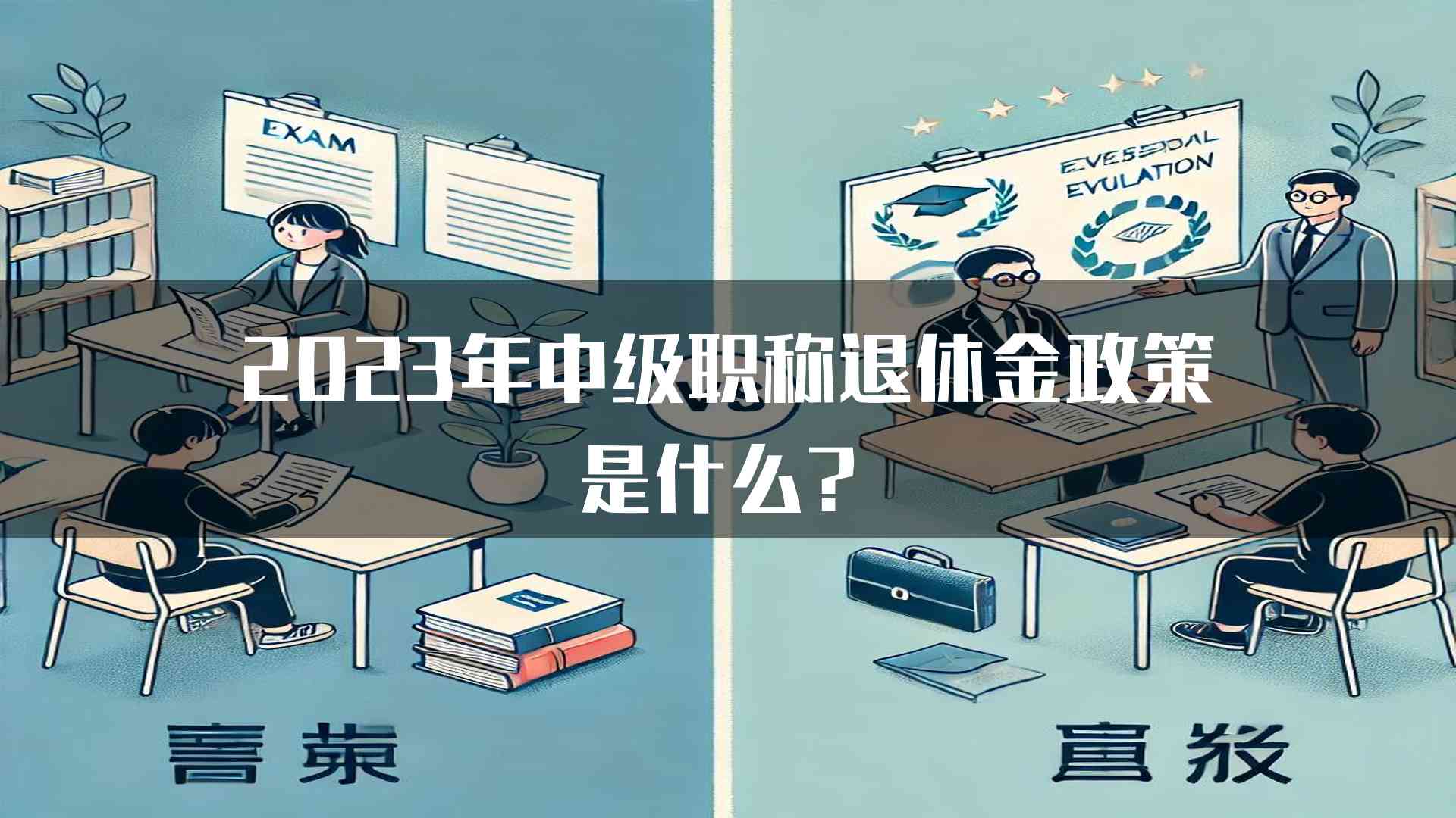 2023年中级职称退休金政策是什么？