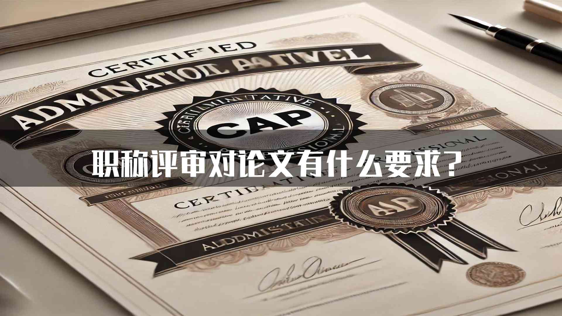 职称评审对论文有什么要求？