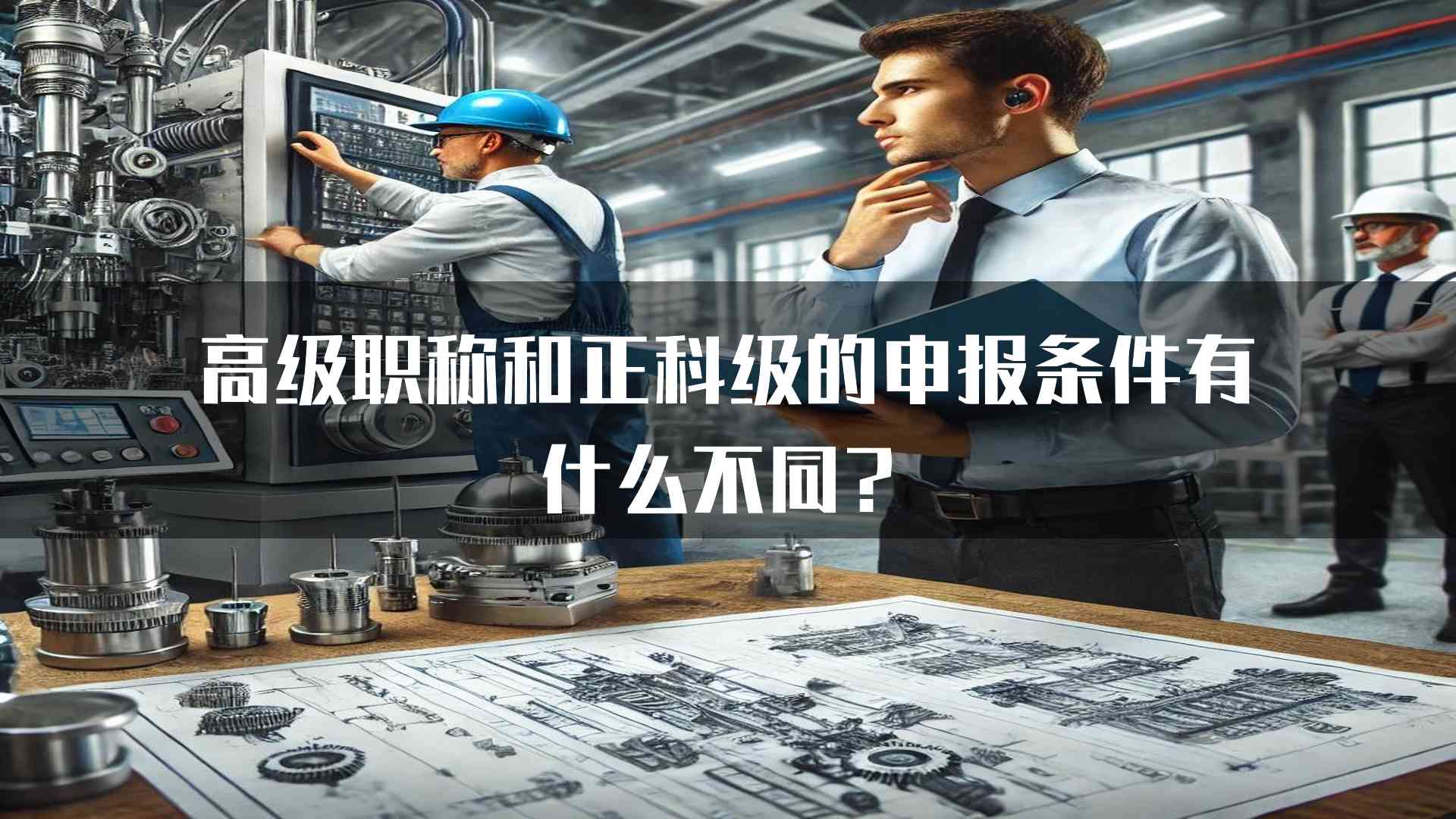 高级职称和正科级的申报条件有什么不同？