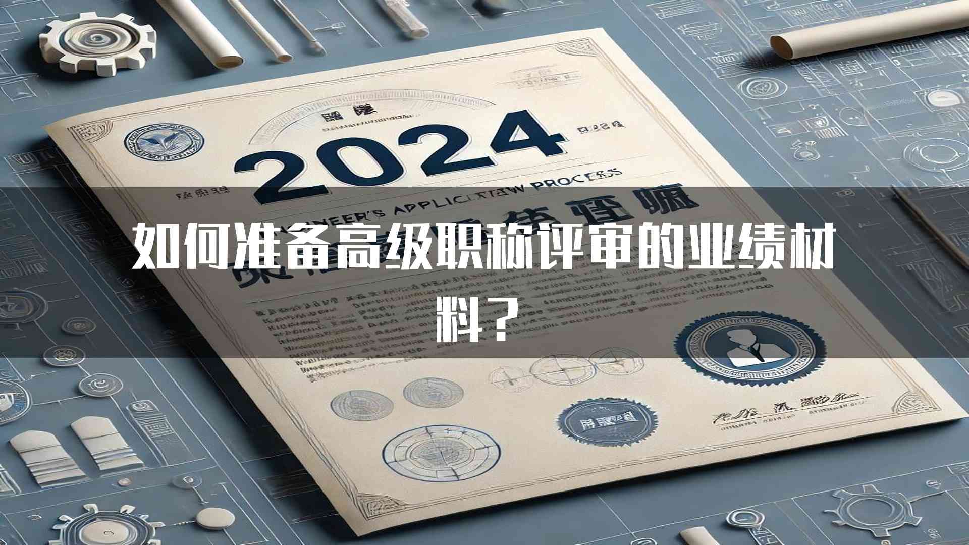 如何准备高级职称评审的业绩材料？