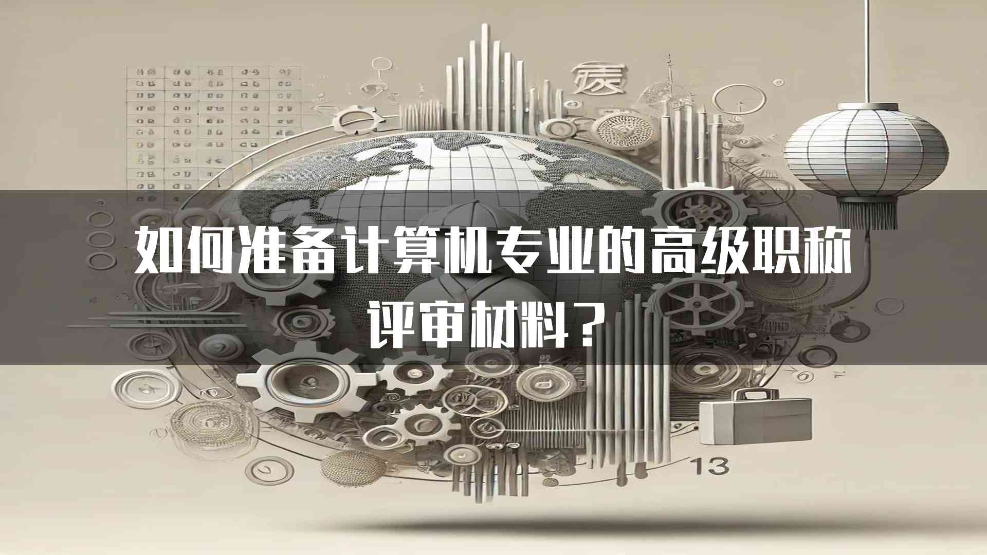 如何准备计算机专业的高级职称评审材料？