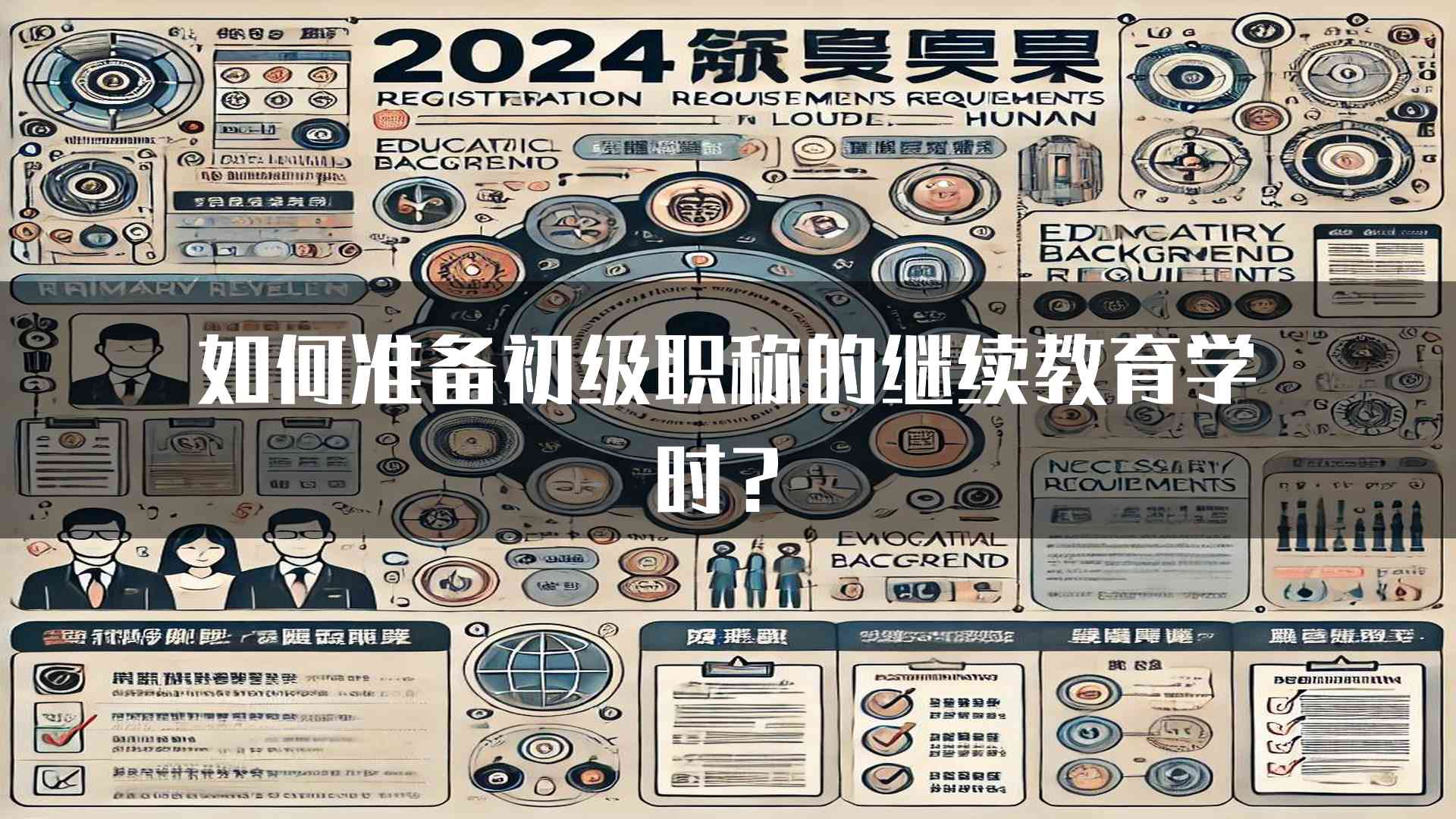 如何准备初级职称的继续教育学时？