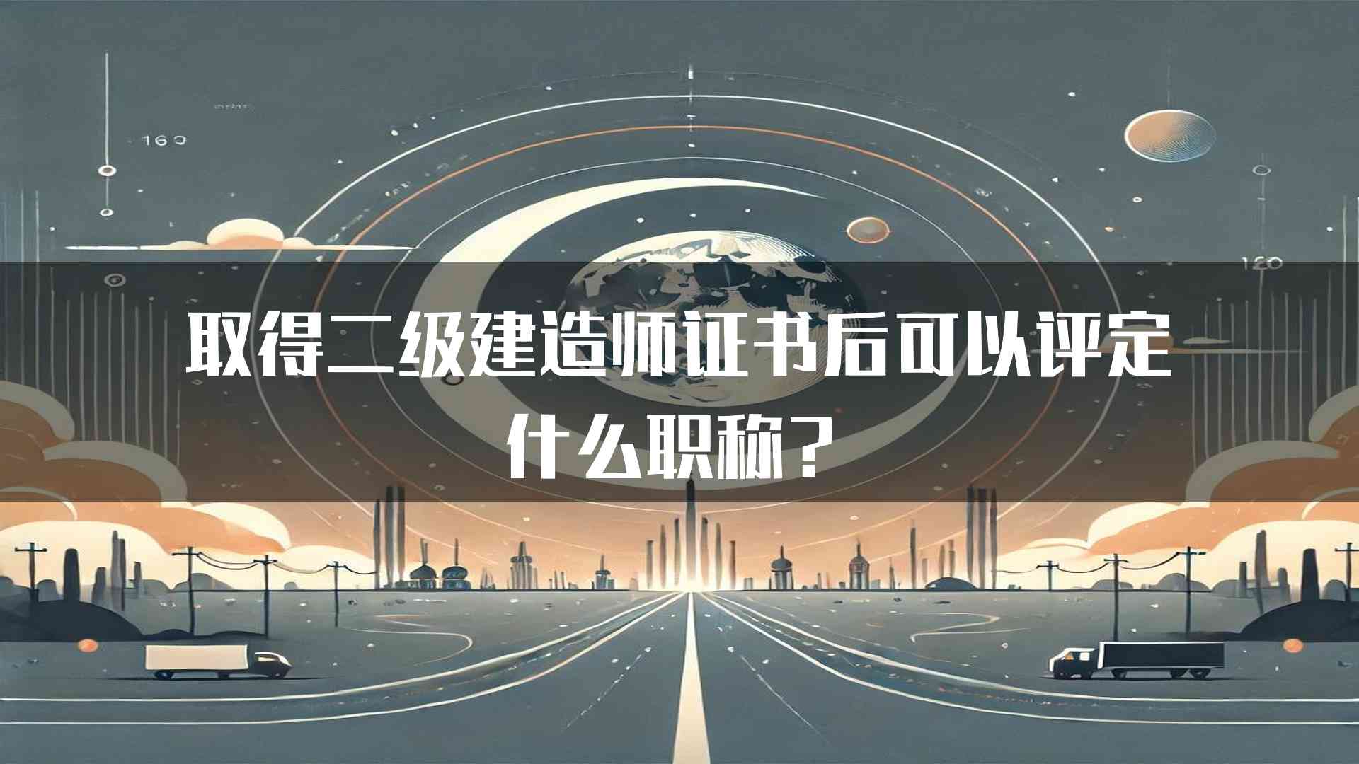 取得二级建造师证书后可以评定什么职称？