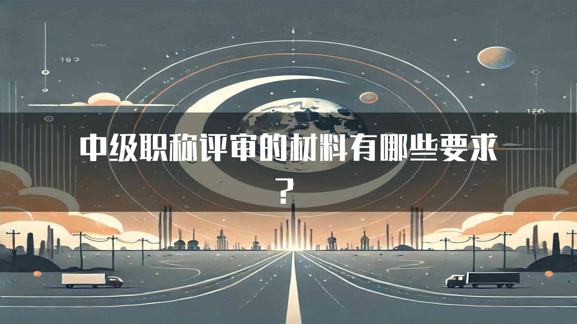 中级职称评审的材料有哪些要求？