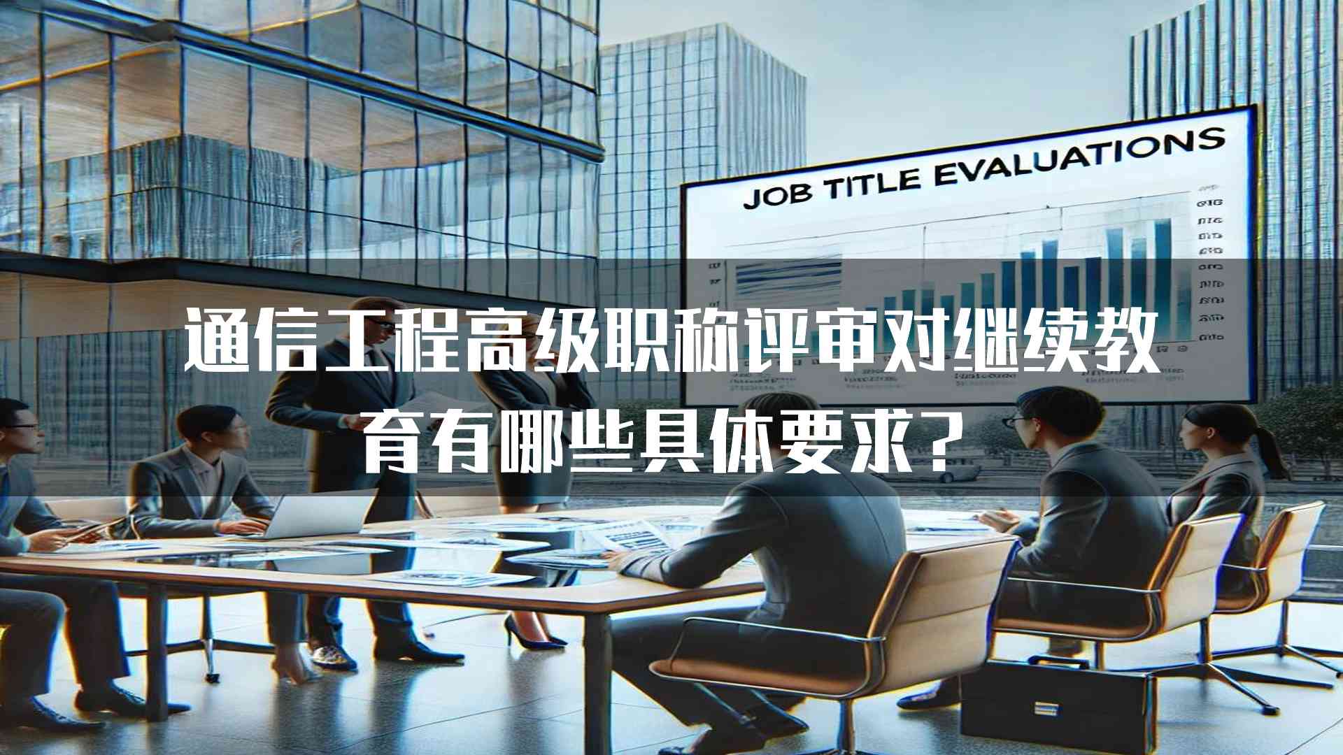 通信工程高级职称评审对继续教育有哪些具体要求？