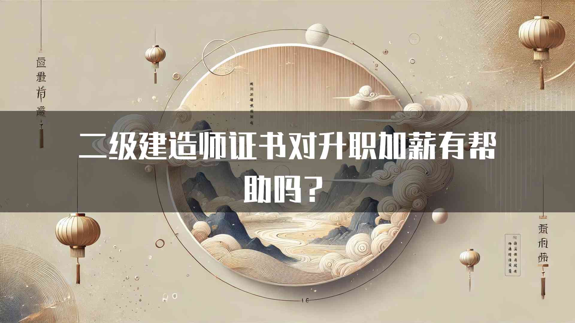 二级建造师证书对升职加薪有帮助吗？