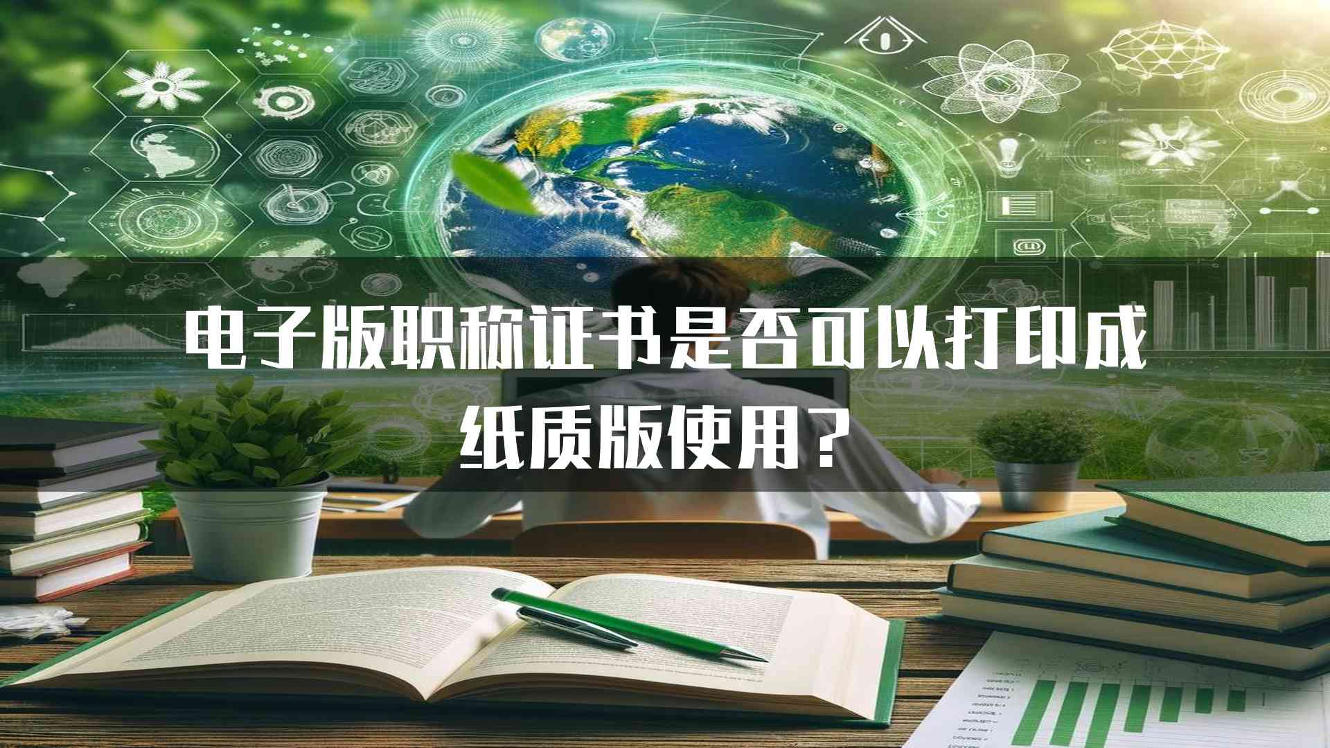 电子版职称证书是否可以打印成纸质版使用？